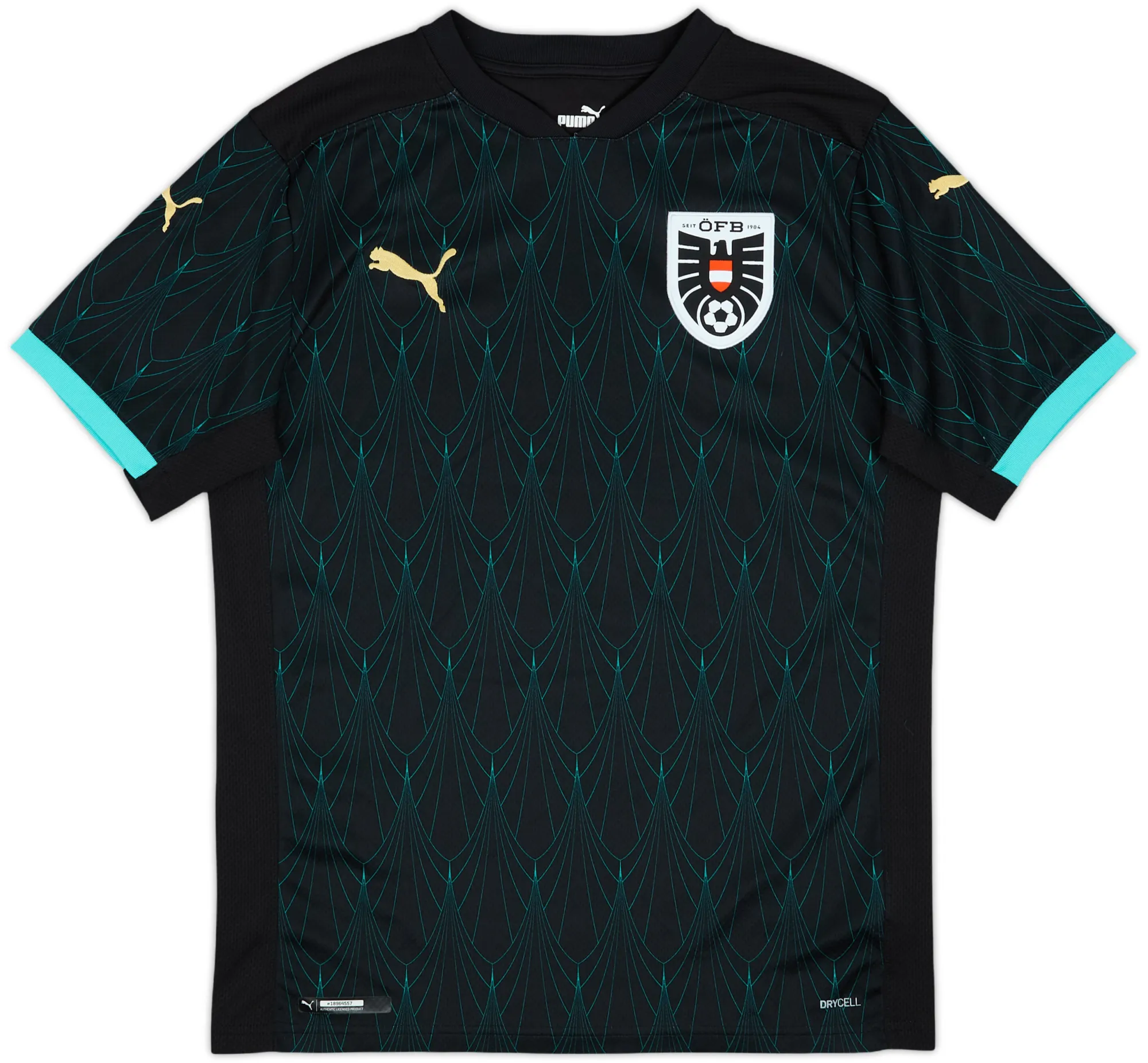 Puma Austria Mens SS Away Shirt 2020