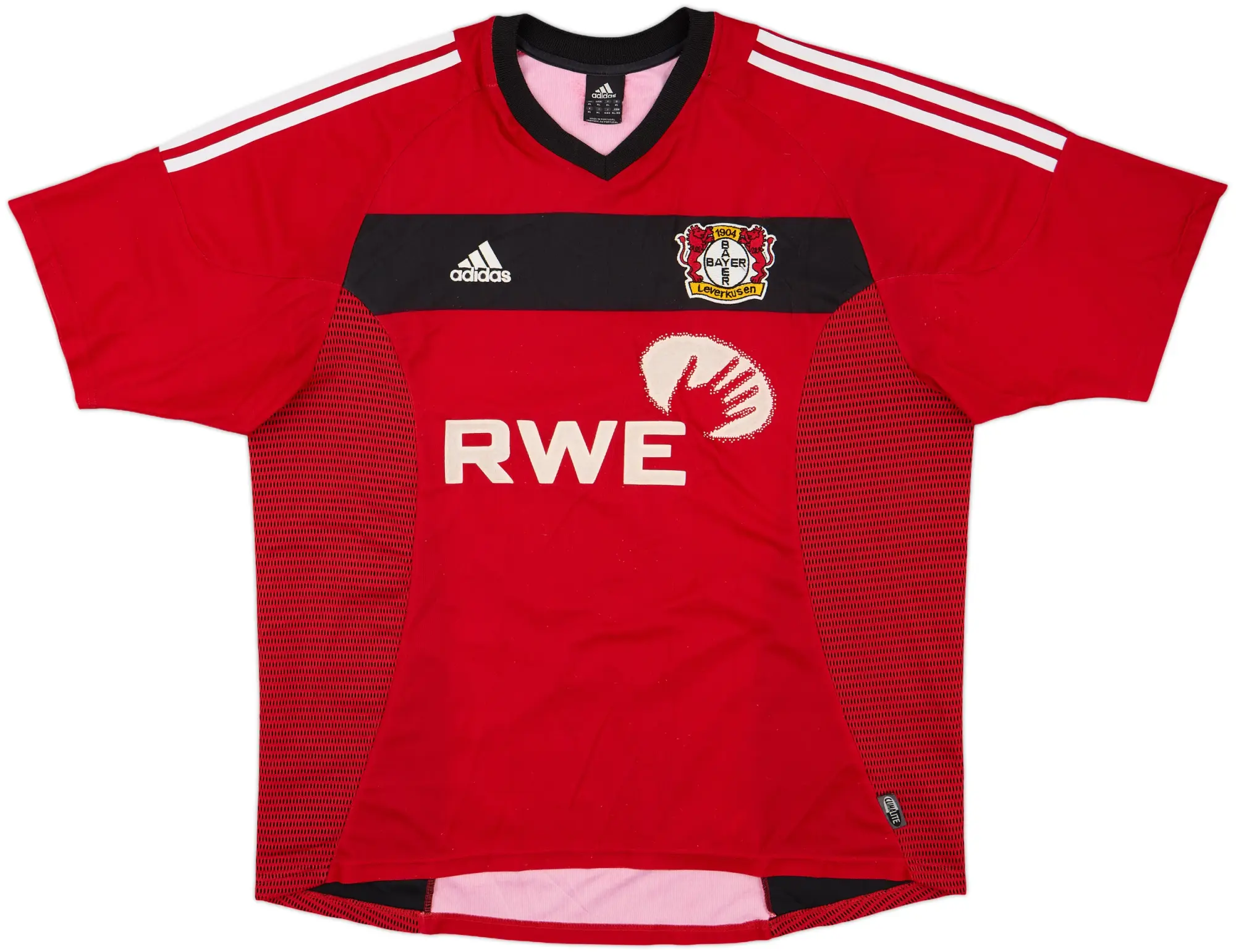 adidas Bayer Leverkusen Mens SS Home Shirt 2002/04