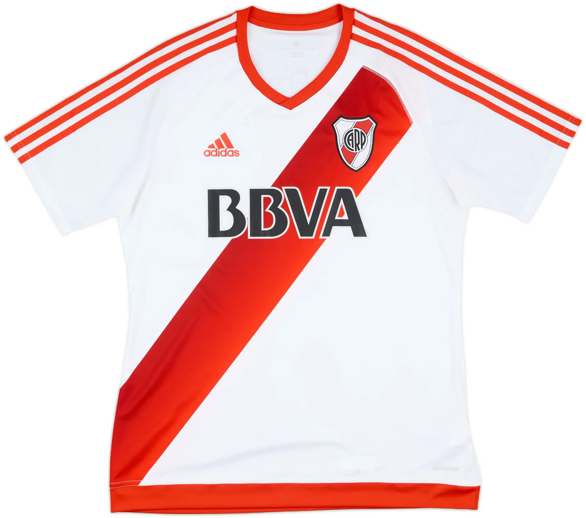 adidas River Plate Mens SS Home Shirt 2016/17