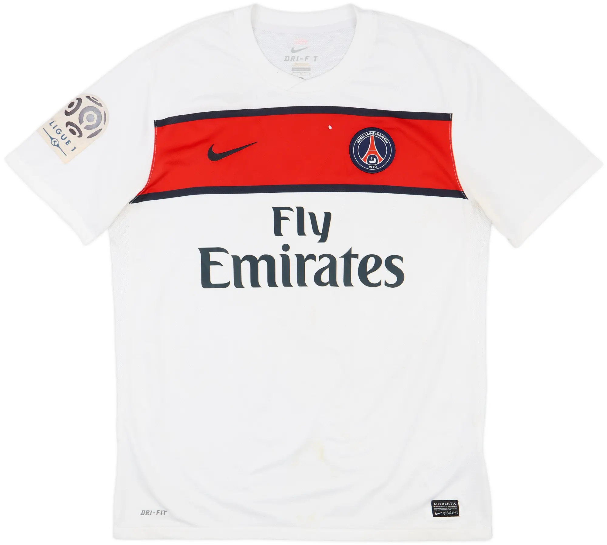 Nike Paris Saint Germain Mens SS Away Shirt 2011/12