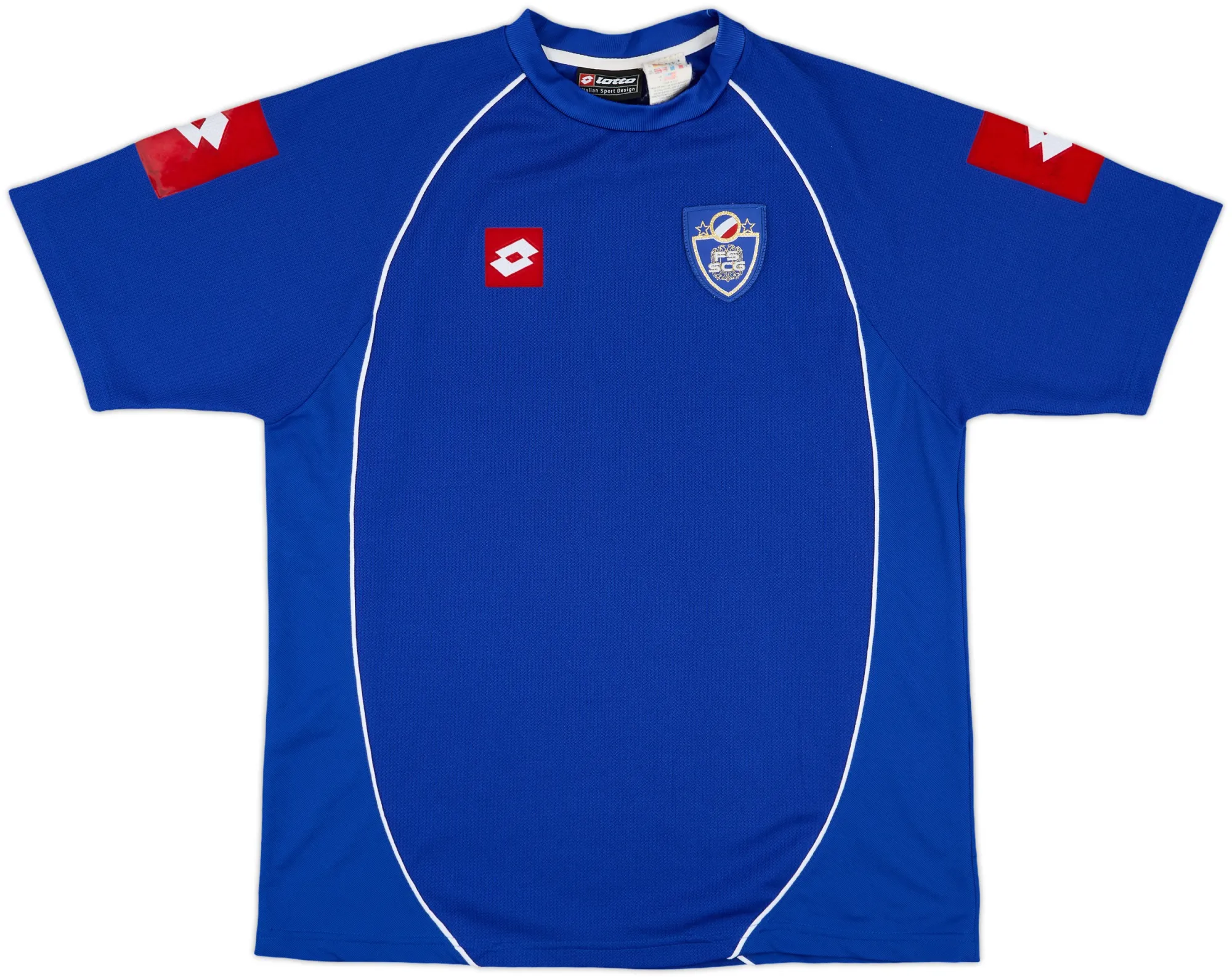 Lotto Yugoslavia Mens SS Home Shirt 2002