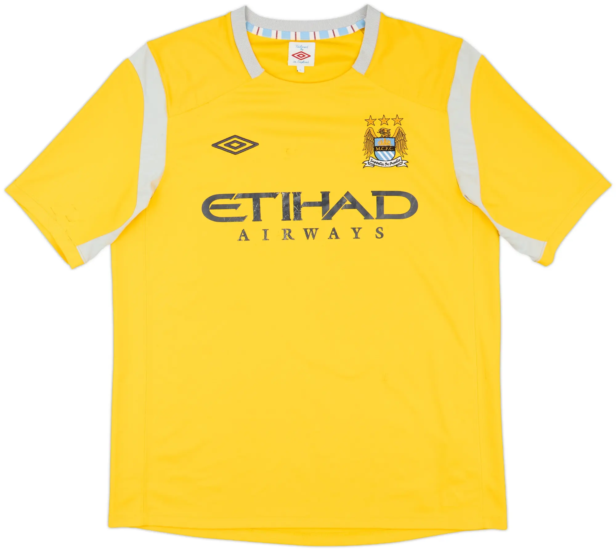 Umbro Manchester City Mens SS Home Shirt 2010/11