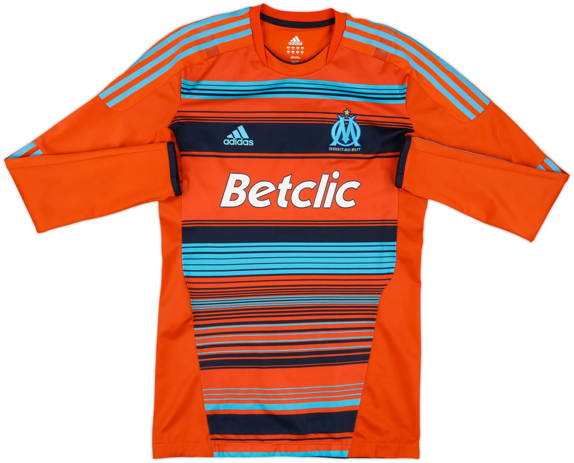 adidas Marseille Mens LS Player Issue Third Shirt 2011/12