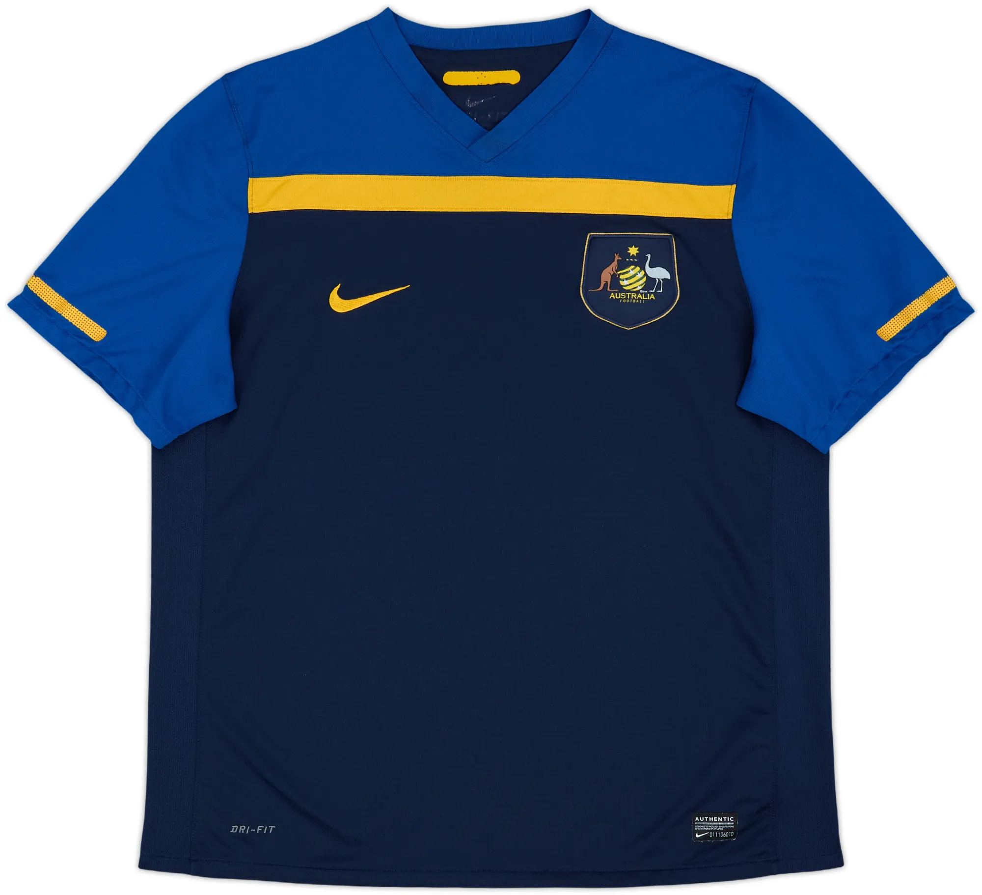 Nike Australia Mens SS Away Shirt 2010