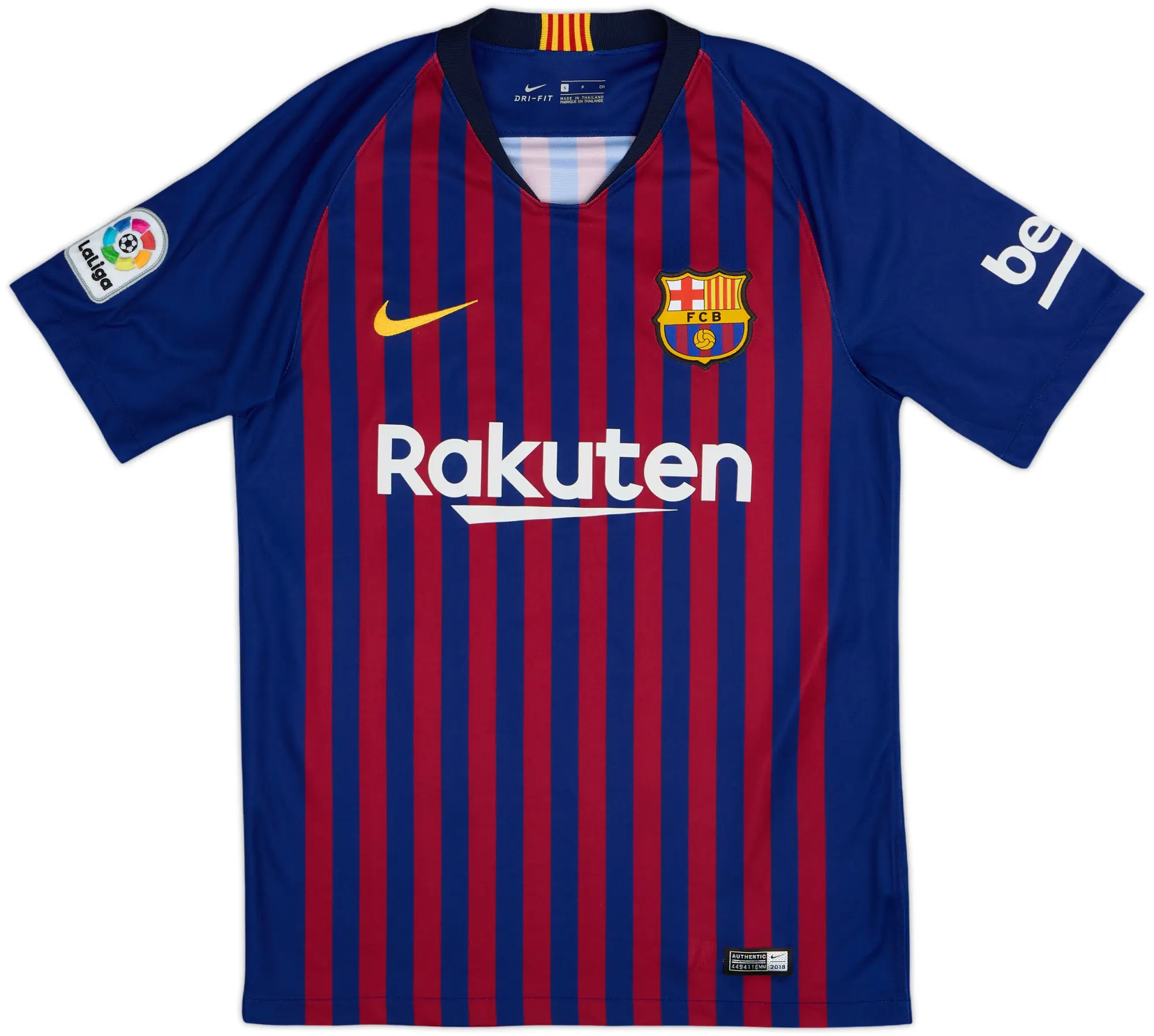 Nike Barcelona Mens SS Home Shirt 2018/19