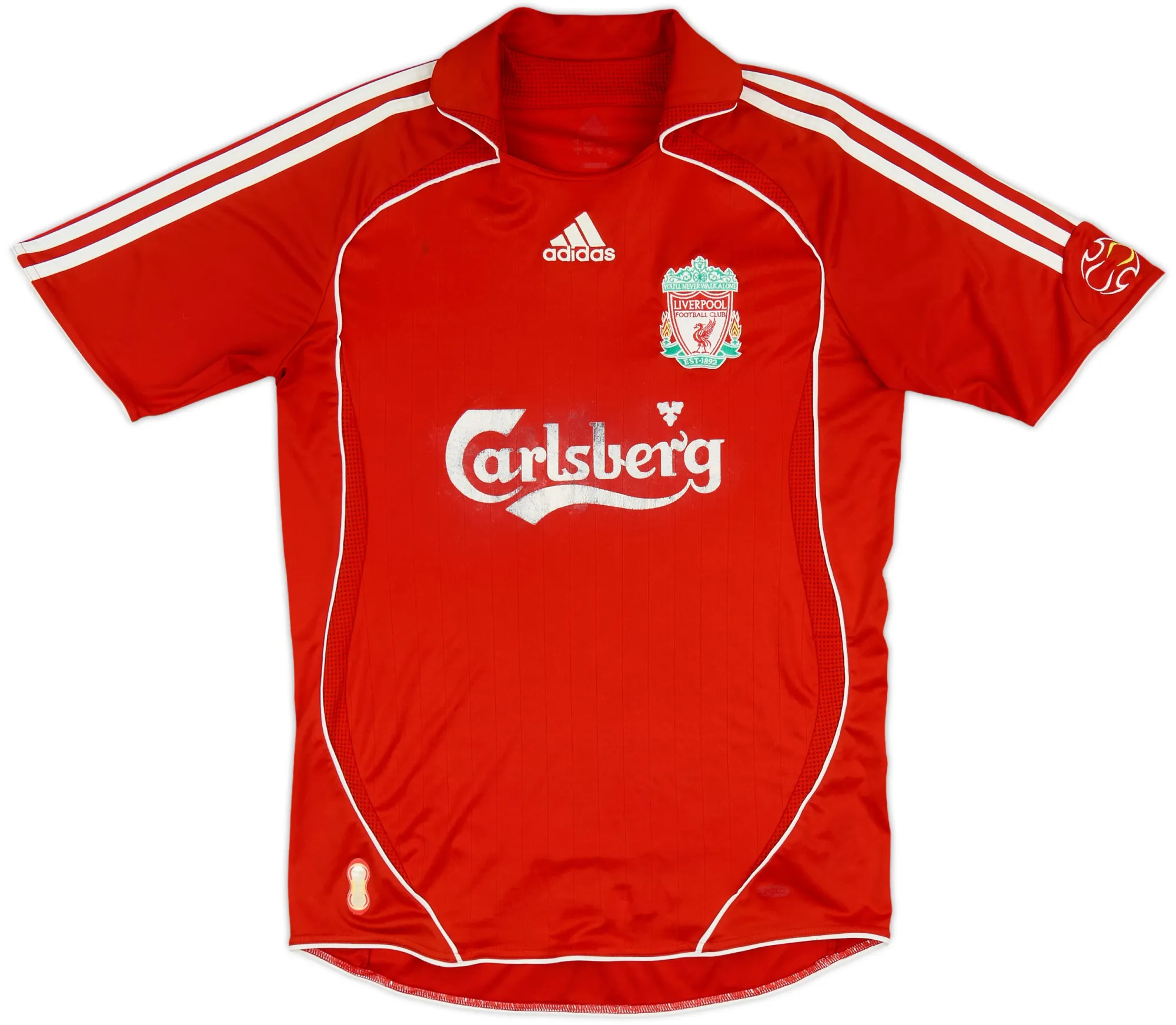 adidas Liverpool Mens SS Home Shirt 2006/08