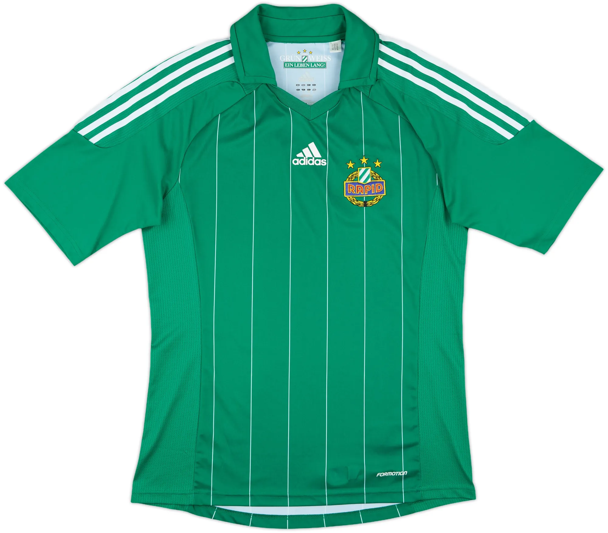 adidas Rapid Vienna Mens SS Player Issue Home Shirt 2011/12
