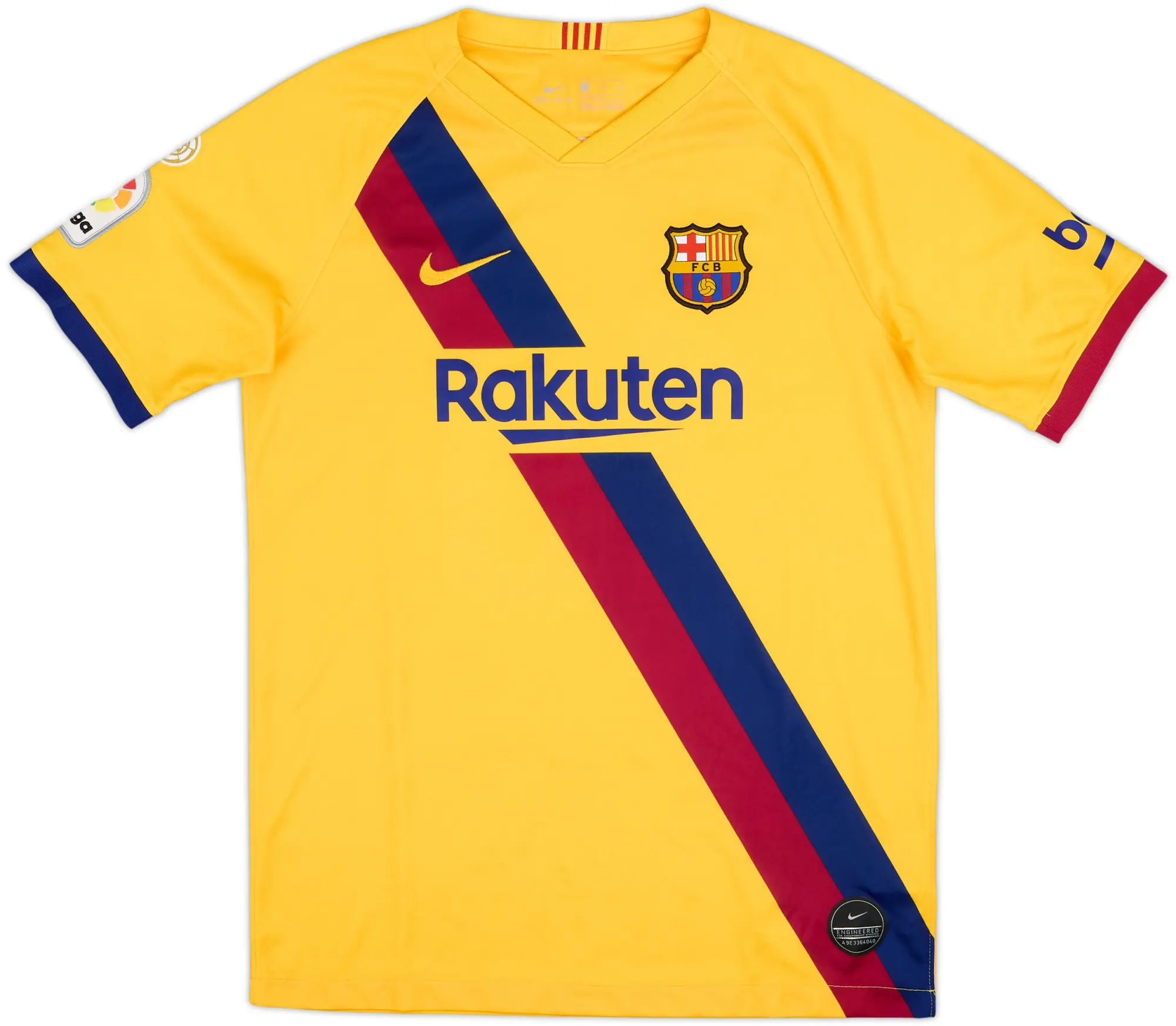 Nike Barcelona Boys SS Away Shirt 2019/20
