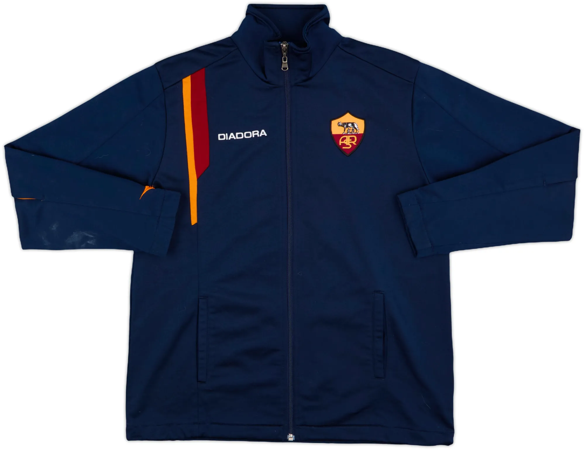 2004-05 Roma Diadora Track Jacket - 8/10 - (XXL.Boys)