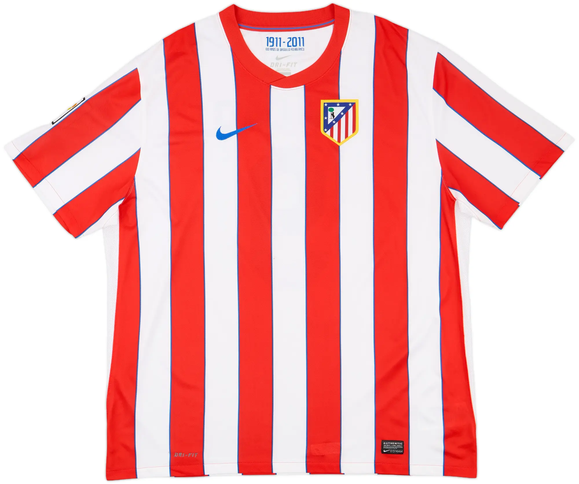 Nike Atlético Madrid Mens SS Home Shirt 2011/12