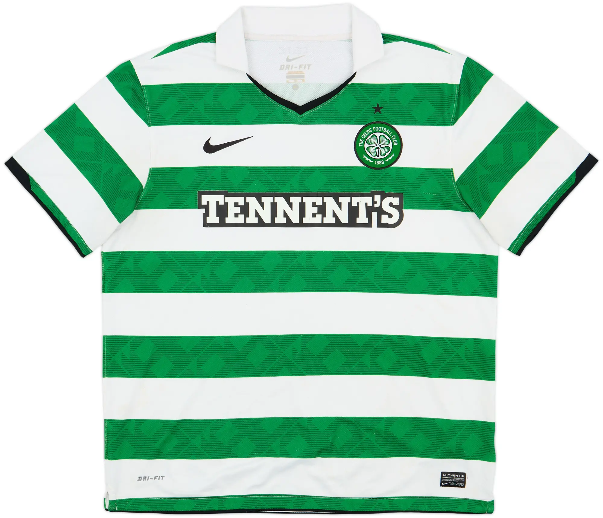 Nike Celtic Mens SS Home Shirt 2010/12