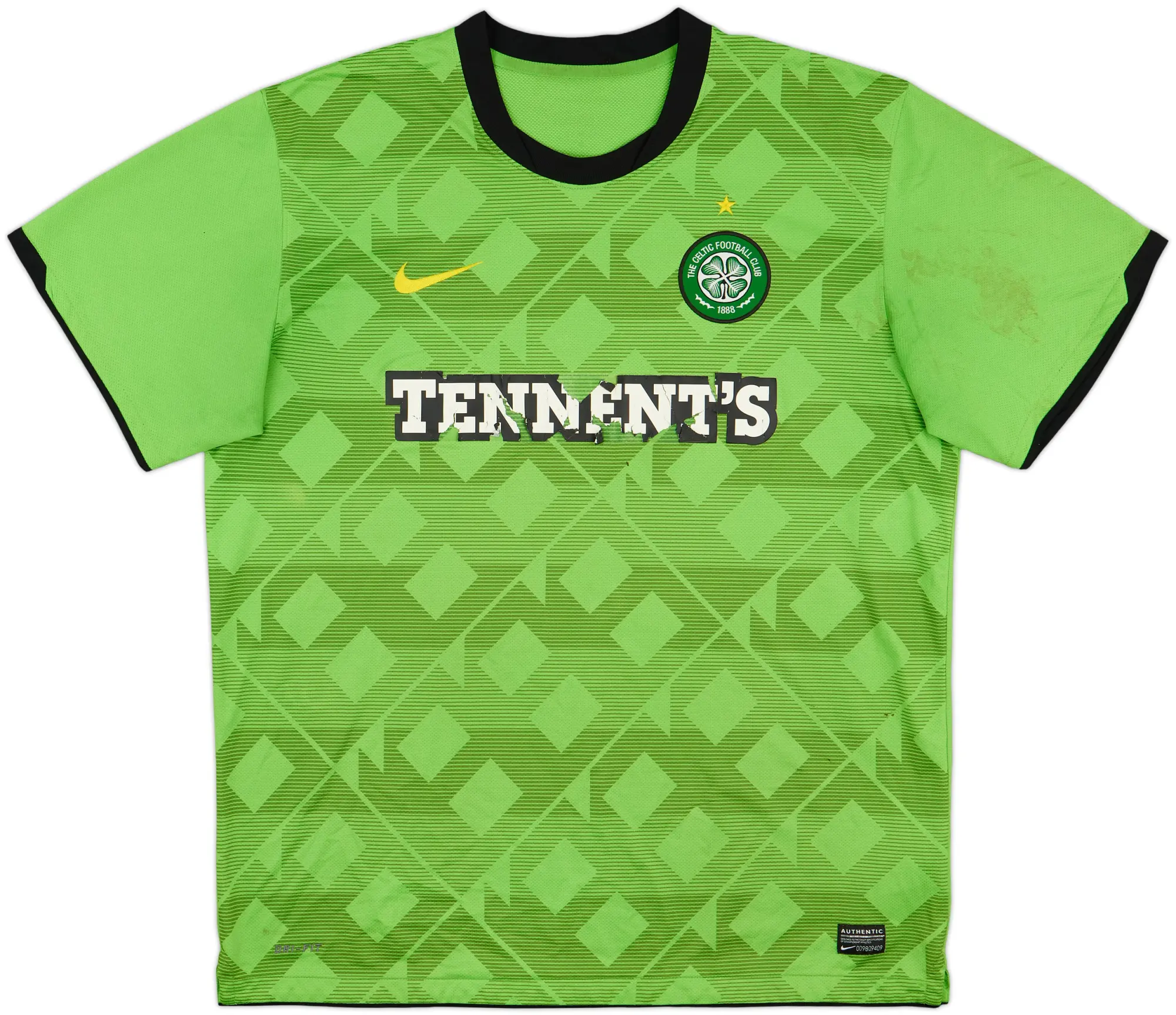 Nike Celtic Mens SS Away Shirt 2010/11