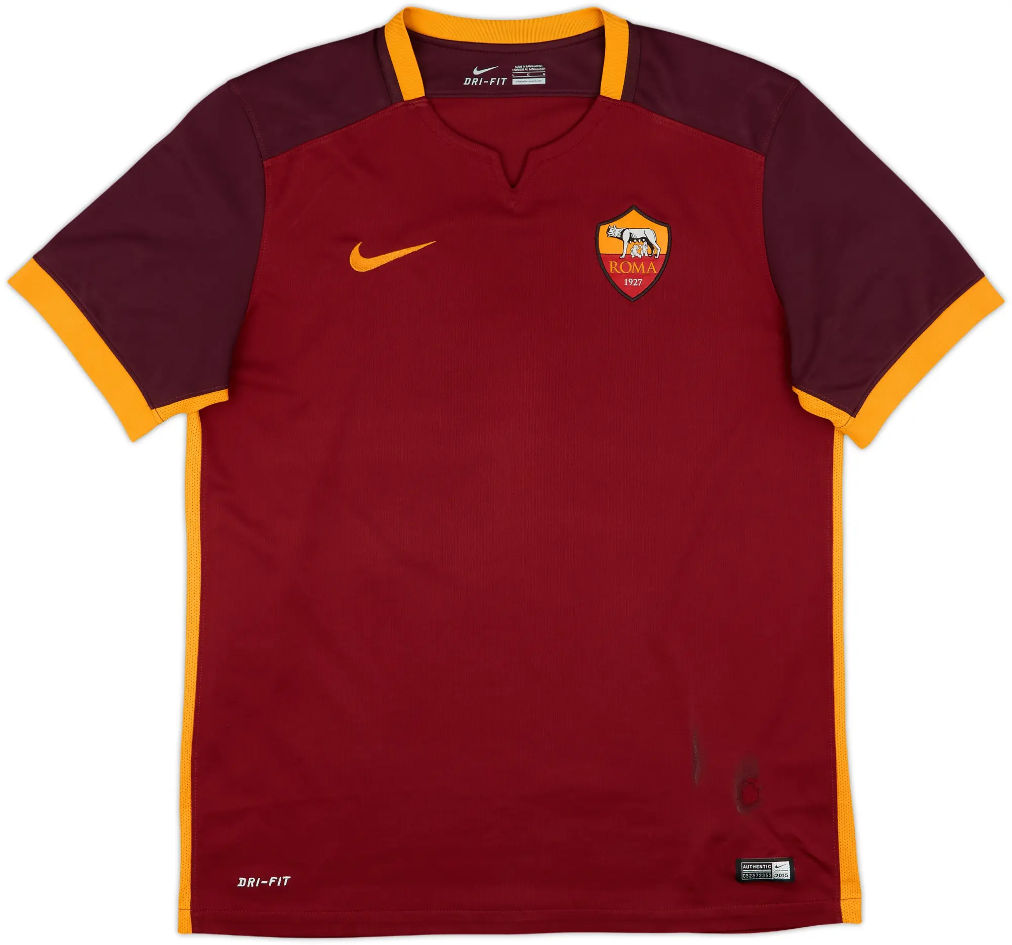 Nike Roma Mens SS Home Shirt 2015/16