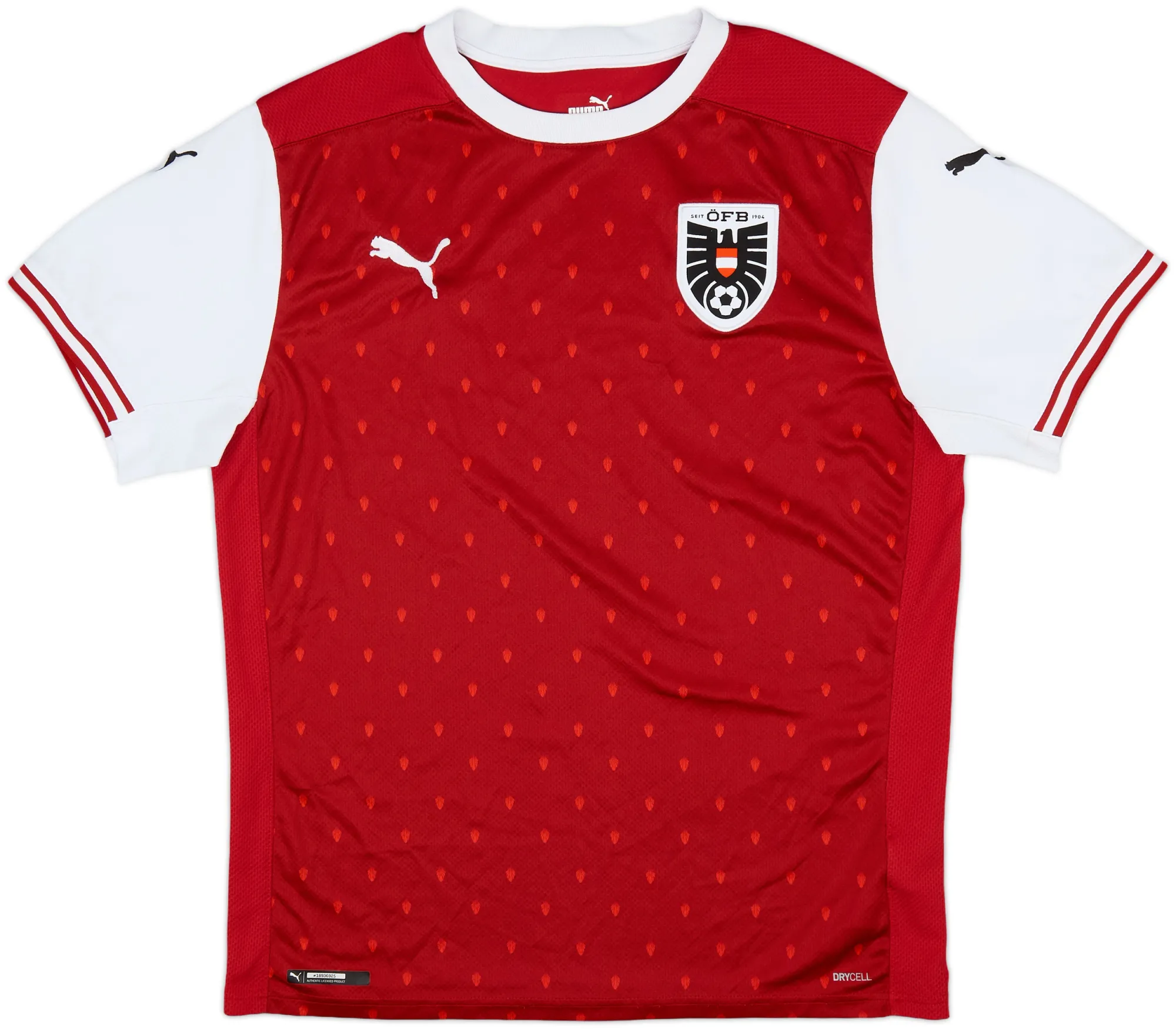 Puma Austria Mens SS Home Shirt 2020