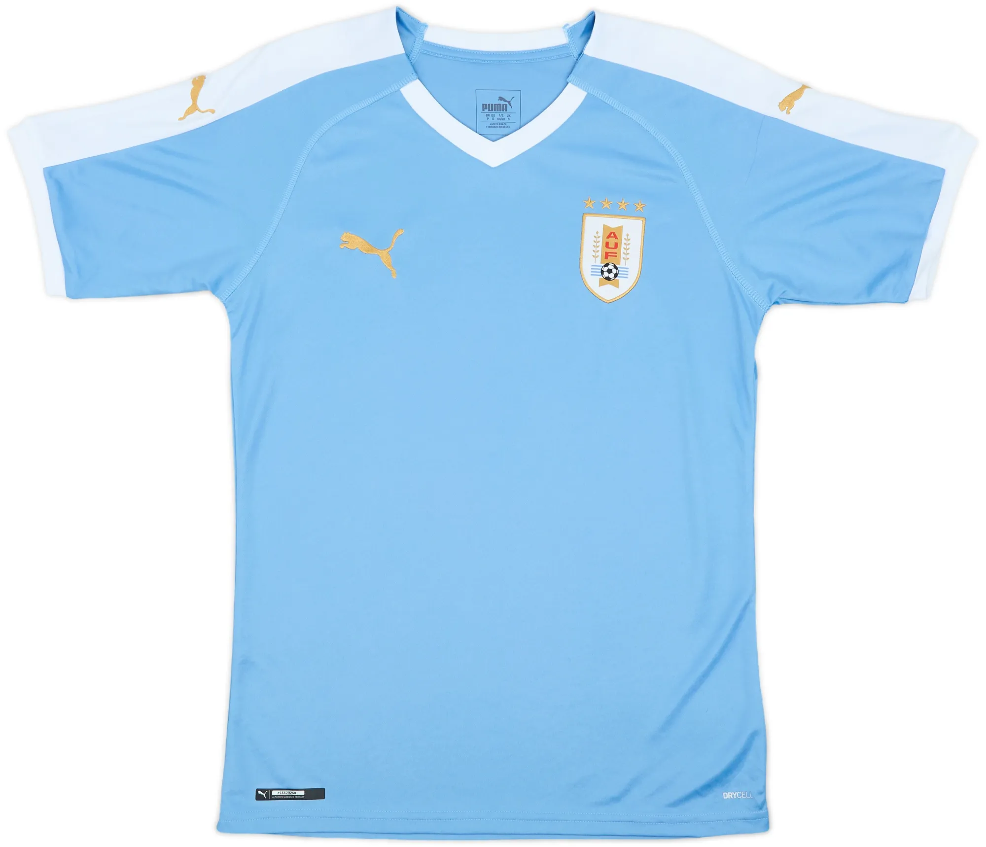 Puma Uruguay Mens SS Home Shirt 2019