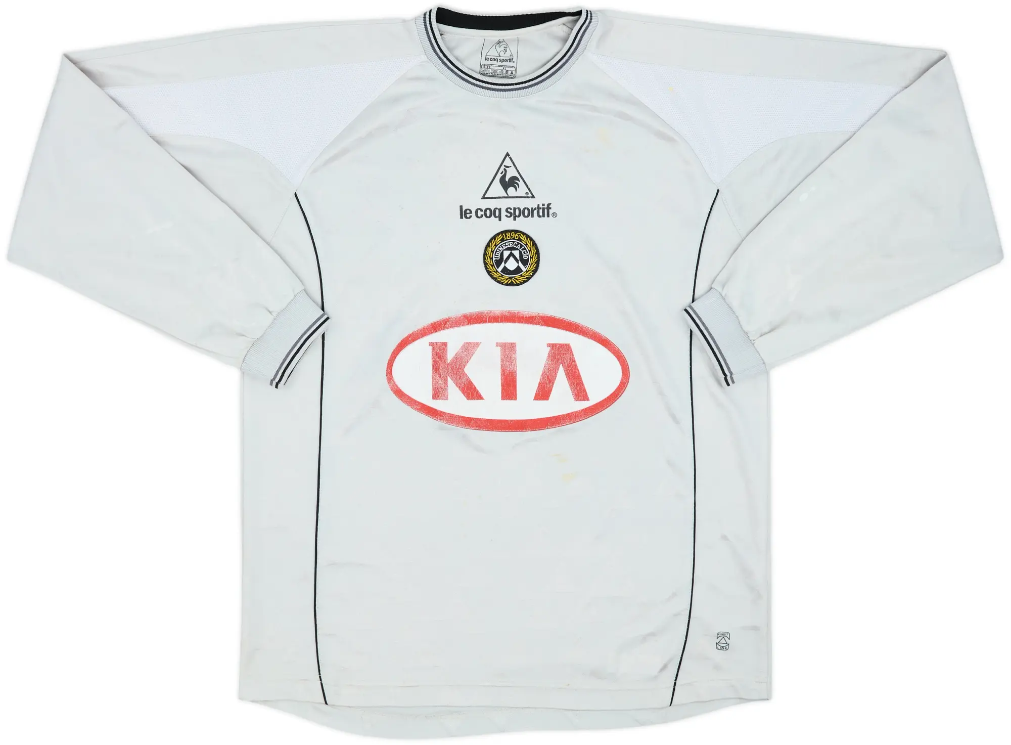 Le Coq Sportif Udinese Mens LS Home Shirt 2004/05