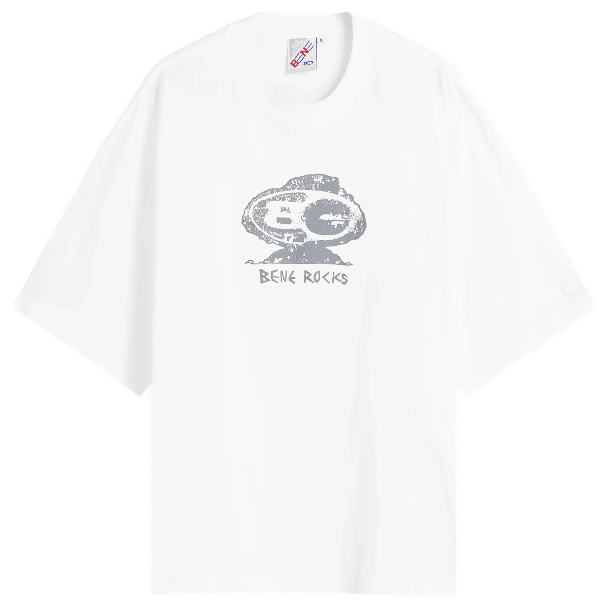 Bene Culture Men's Bene Rocks T-Shirt White