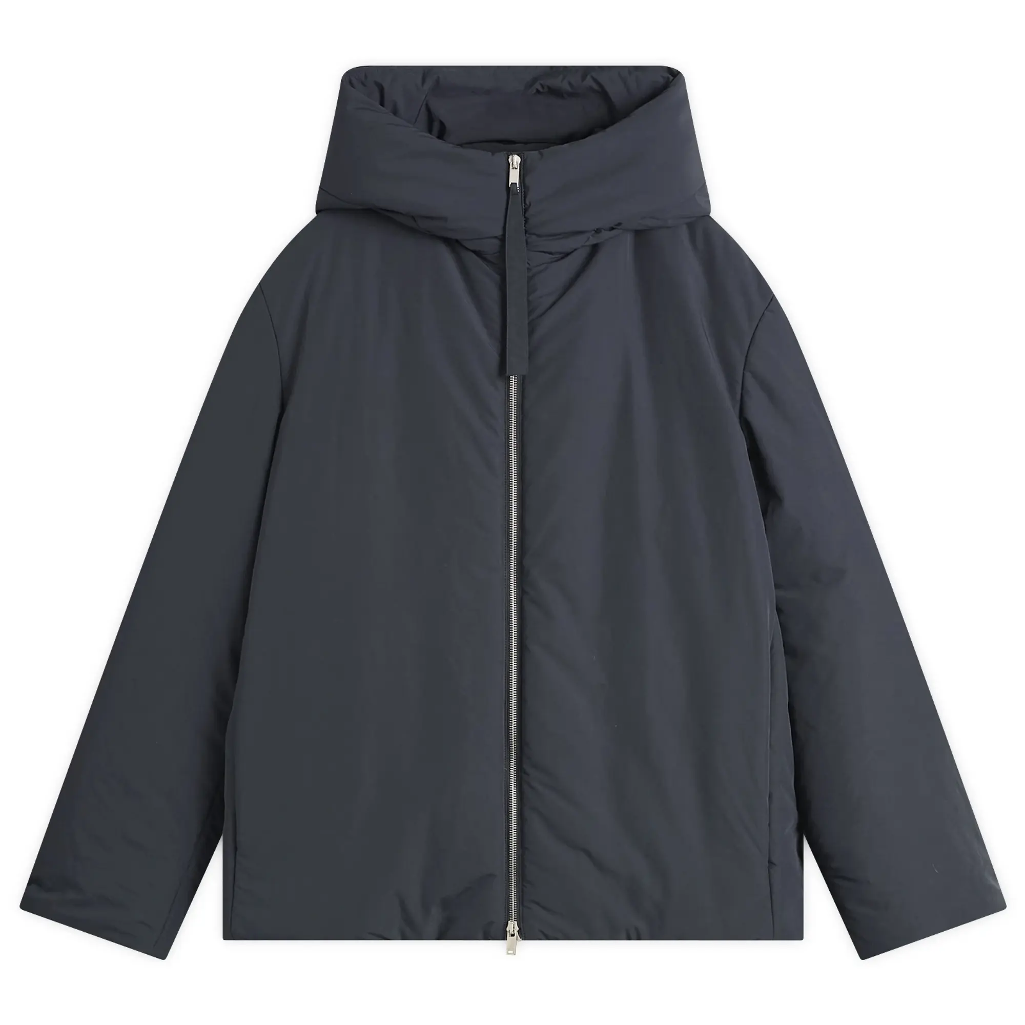 Jil Sander Men's Hooded Down Jacket Black
