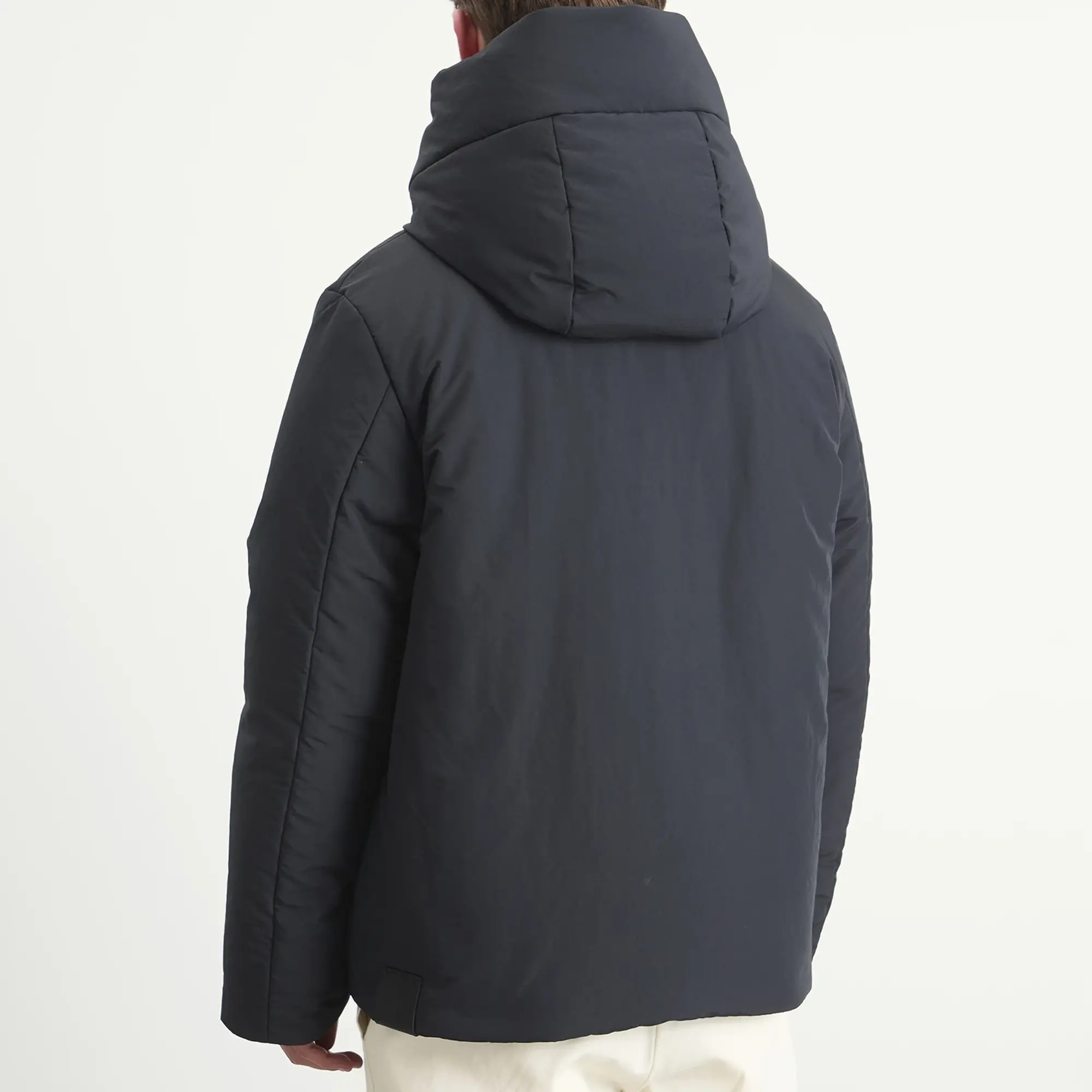 Jil Sander Men's Hooded Down Jacket Black