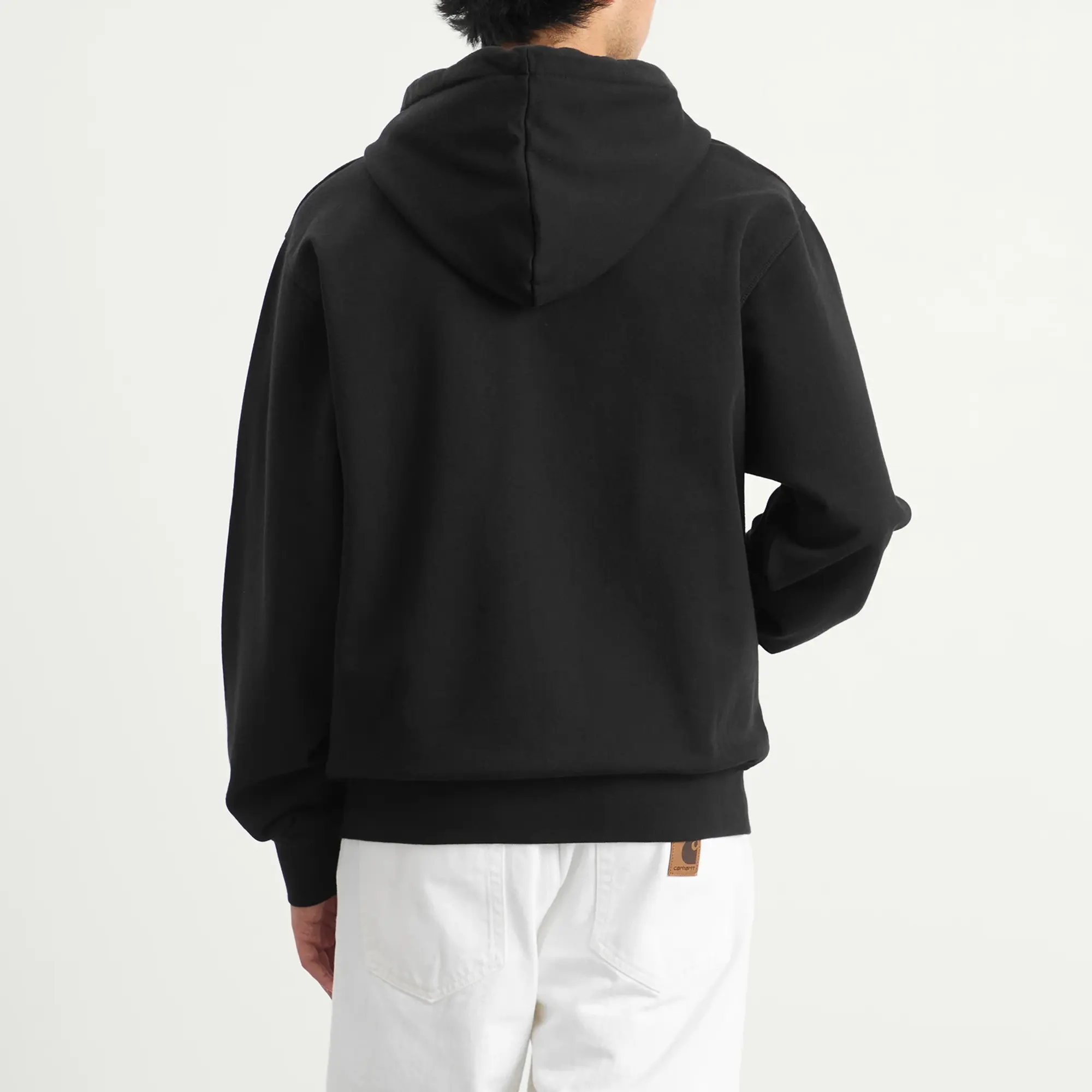 Arte Men's Eyes Front Zip Hoodie Black