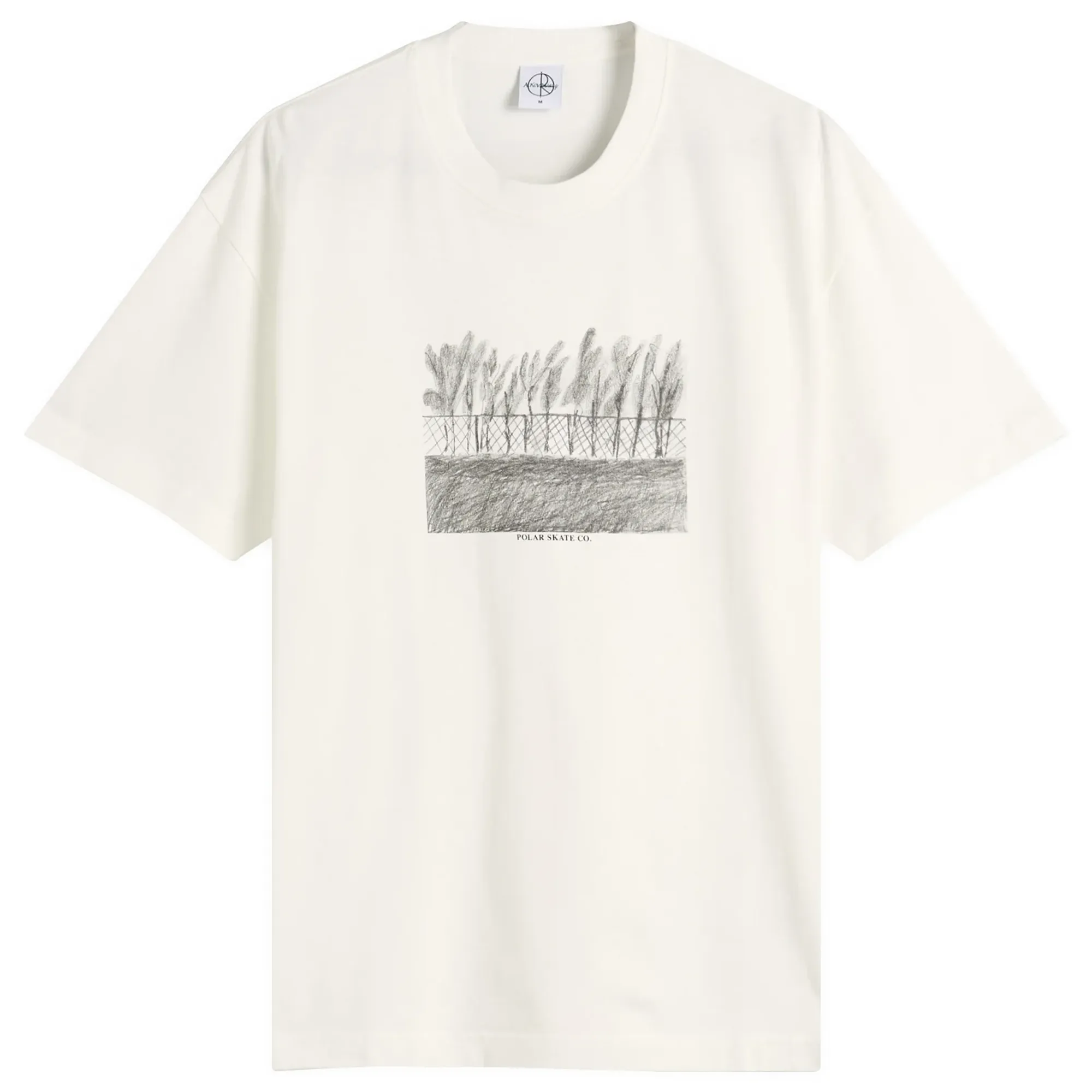 Polar Skate Co. Men's Fence T-Shirt Cloud White