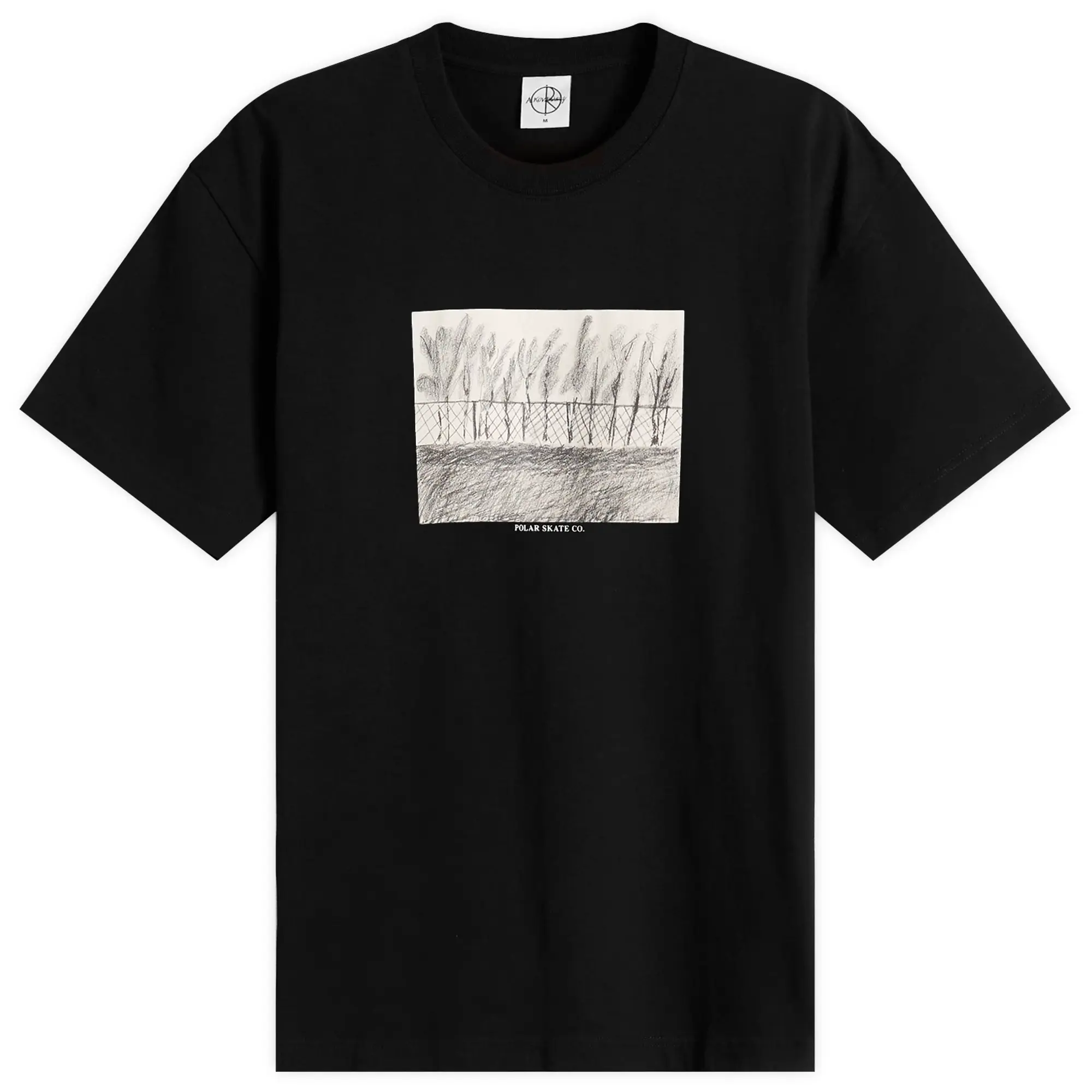 Polar Skate Co. Men's Fence T-Shirt Black