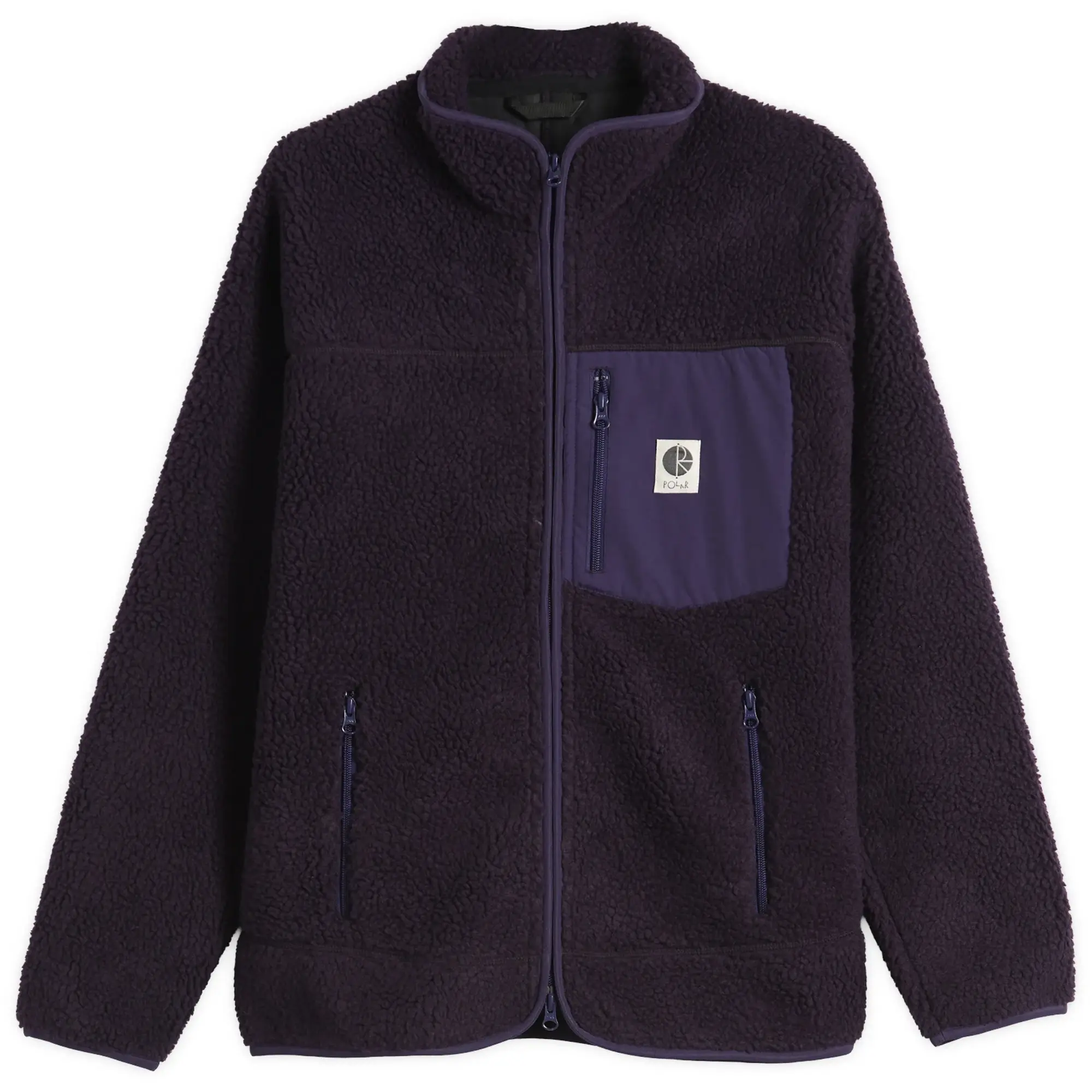 Polar Skate Co. Men's Kiki Fleece Jacket Dark Violet