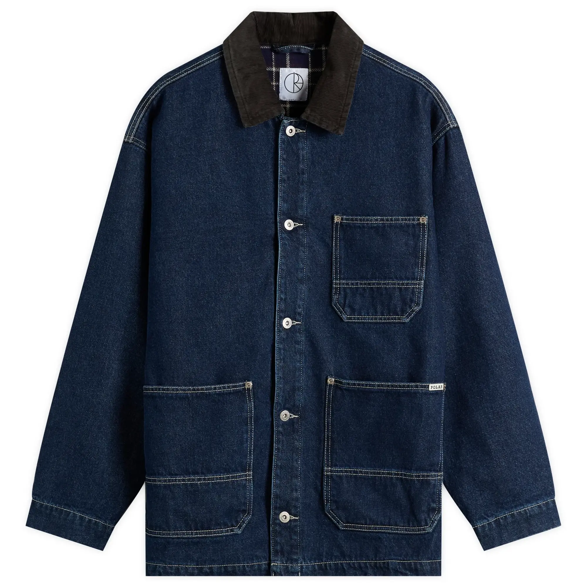 Polar Skate Co. Men's Flannel Lined Ezra Jacket Indigo