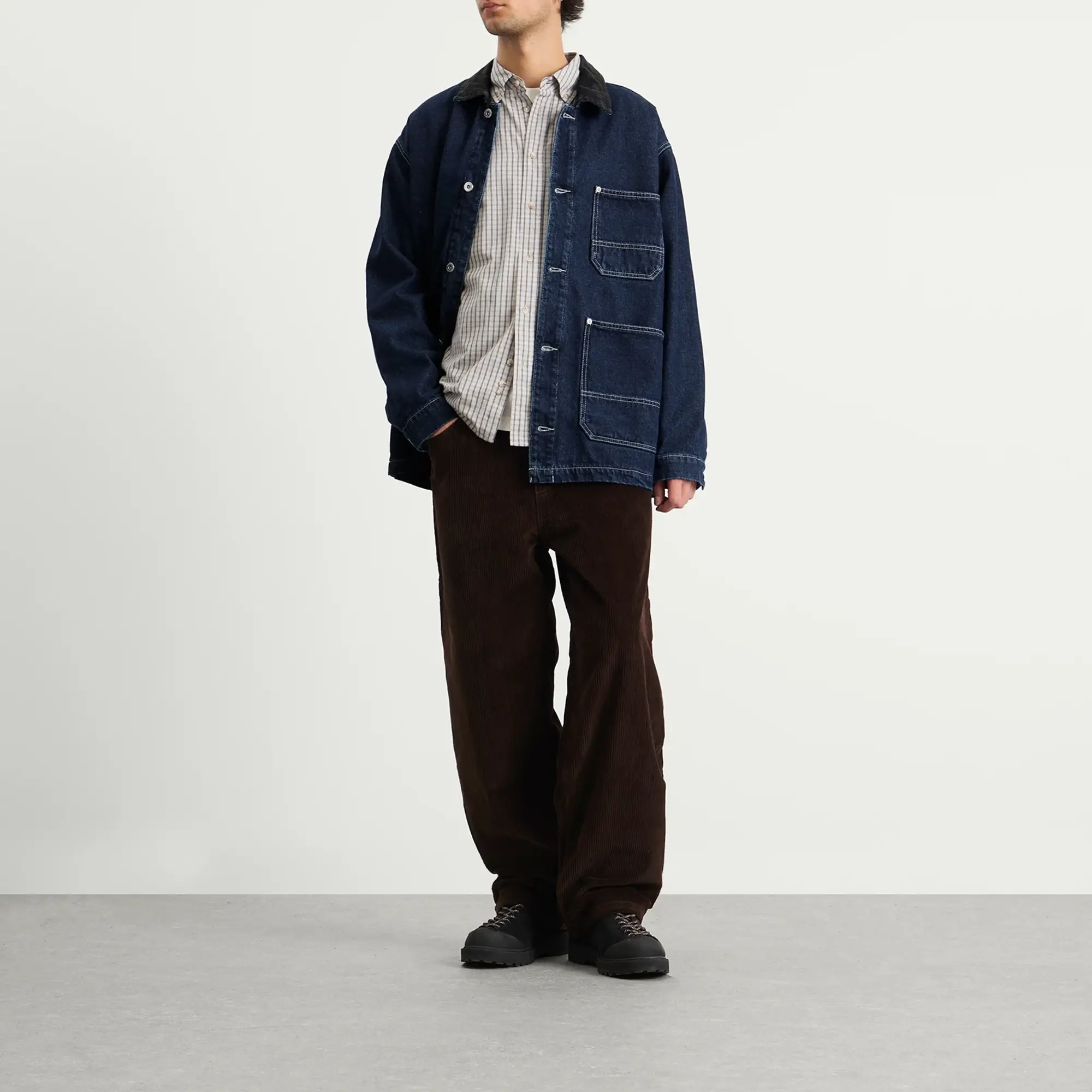 Polar Skate Co. Men's Flannel Lined Ezra Jacket Indigo