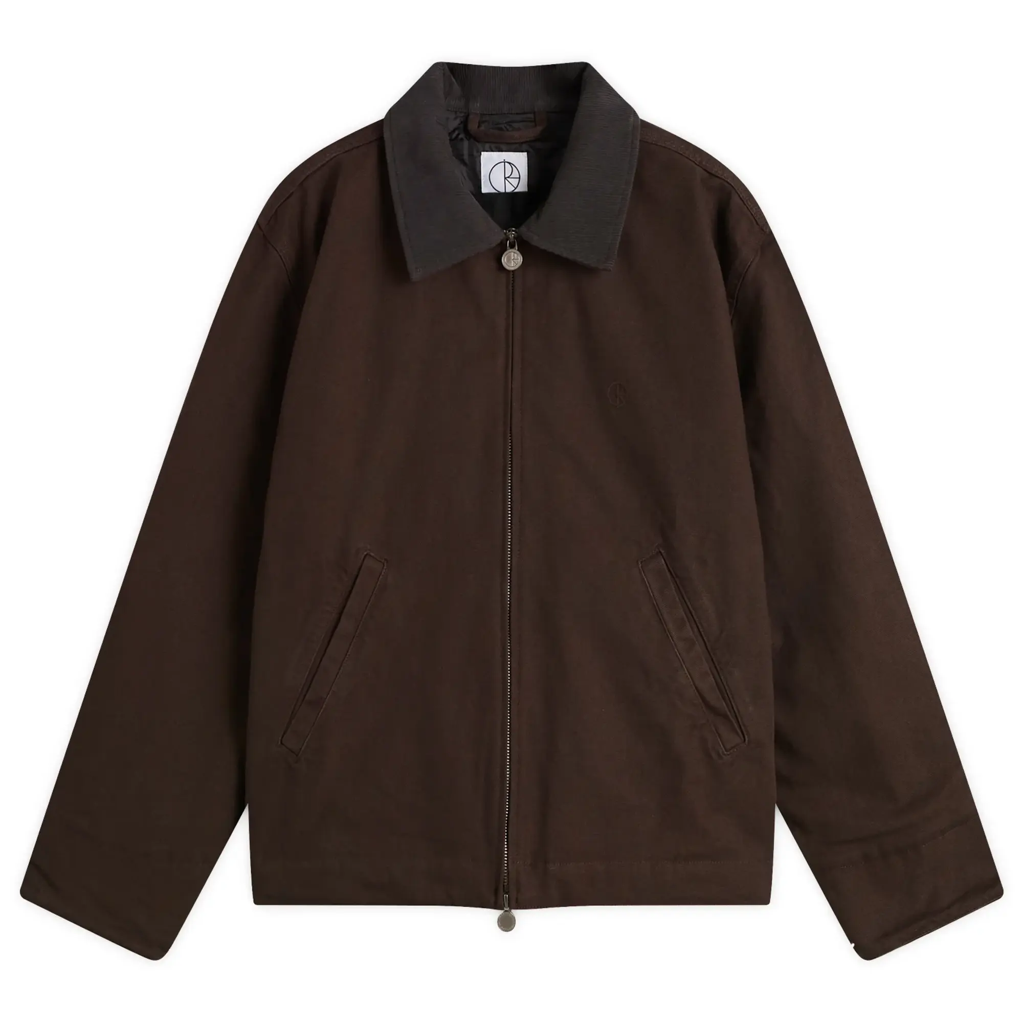 Polar Skate Co. Men's Quilt Lined Cliff Jacket Chocolate