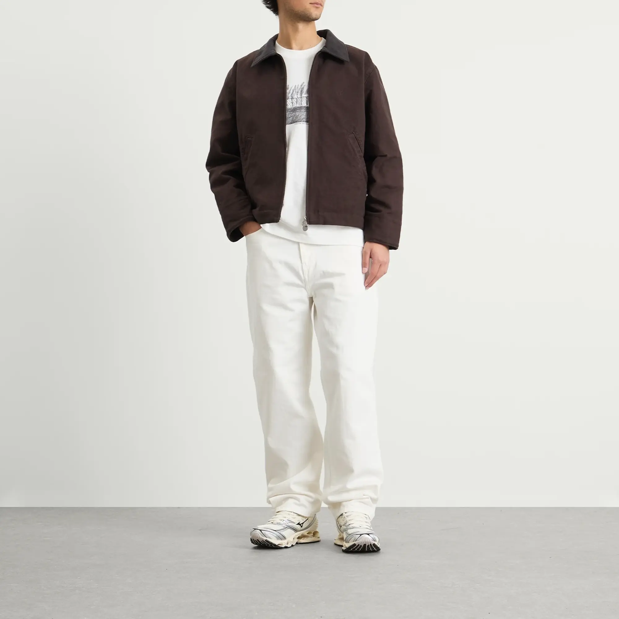 Polar Skate Co. Men's Quilt Lined Cliff Jacket Chocolate