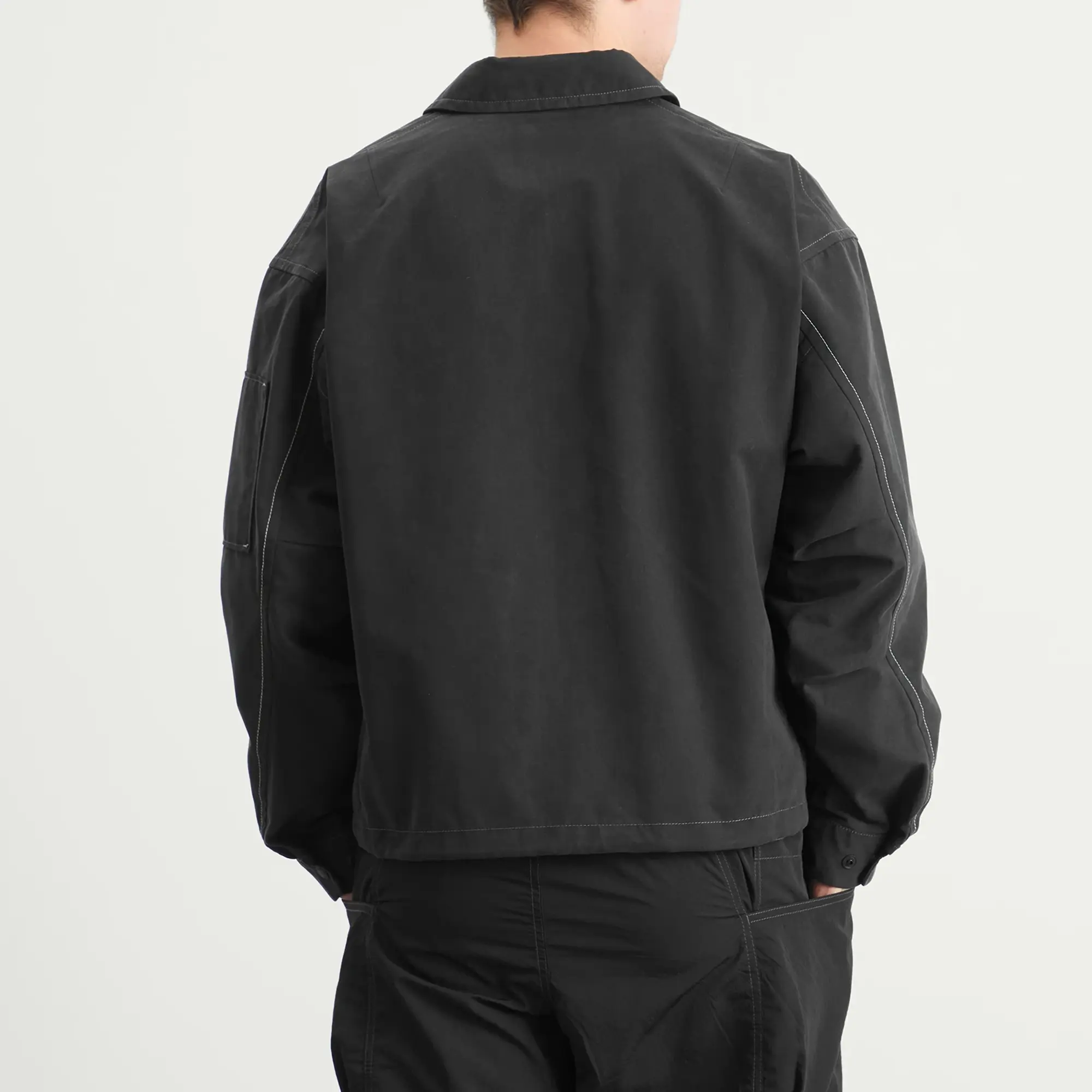 and wander Men's C/PE Twill Field Jacket Black
