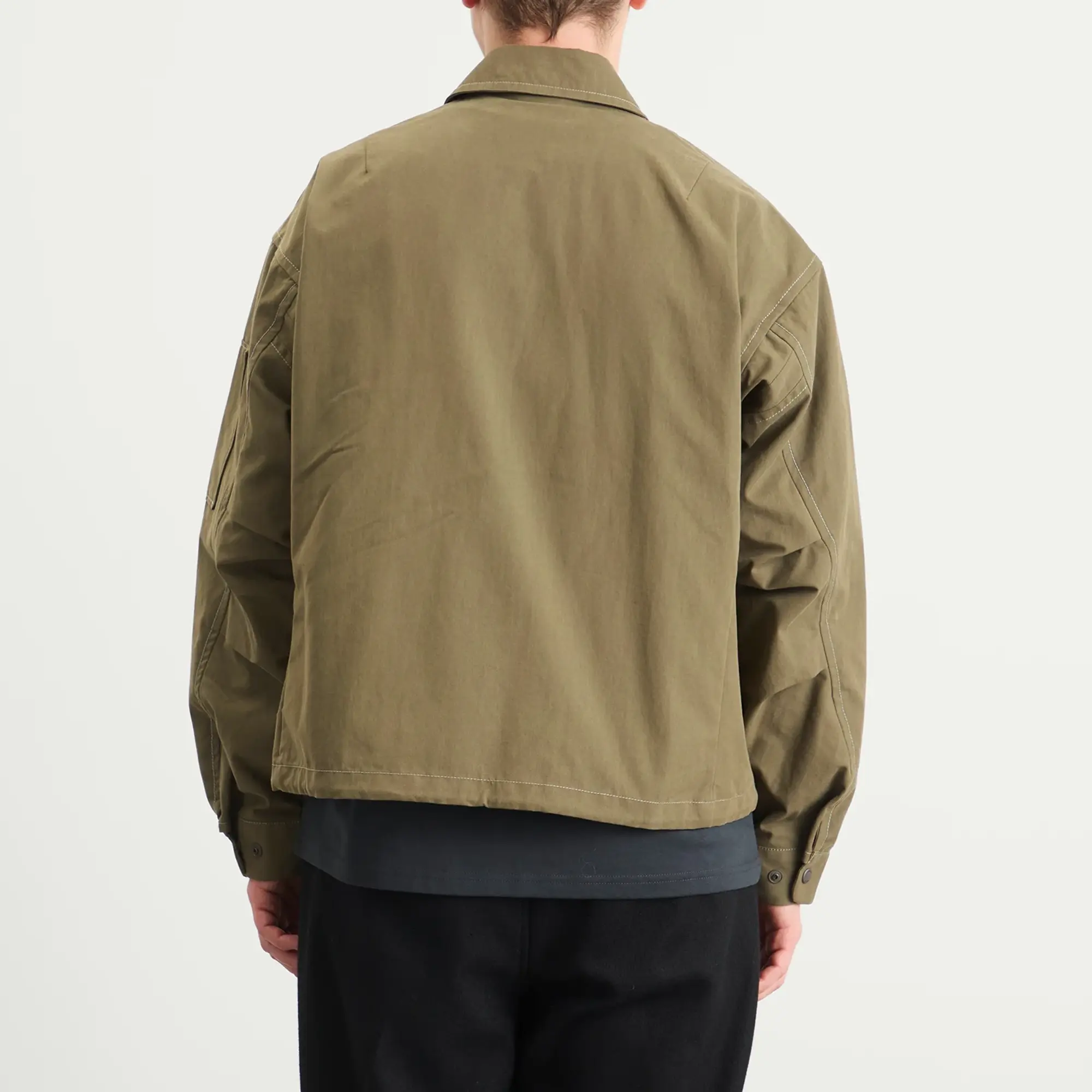 and wander Men's C/PE Twill Field Jacket Khaki