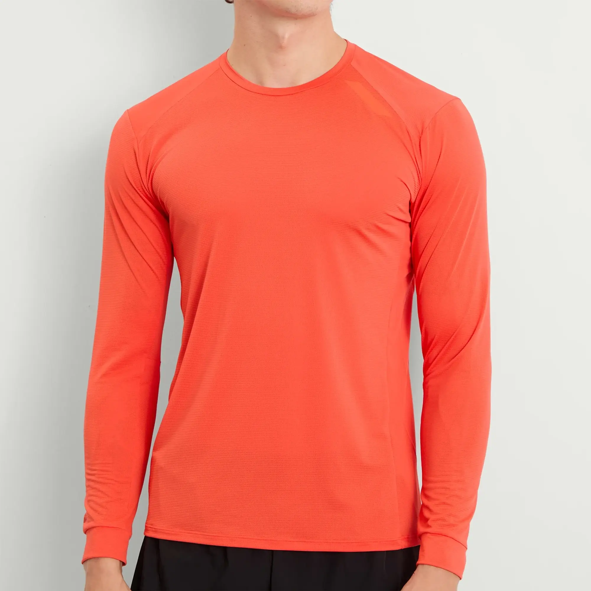 Soar Men's LS Tech T-Shirt Orange