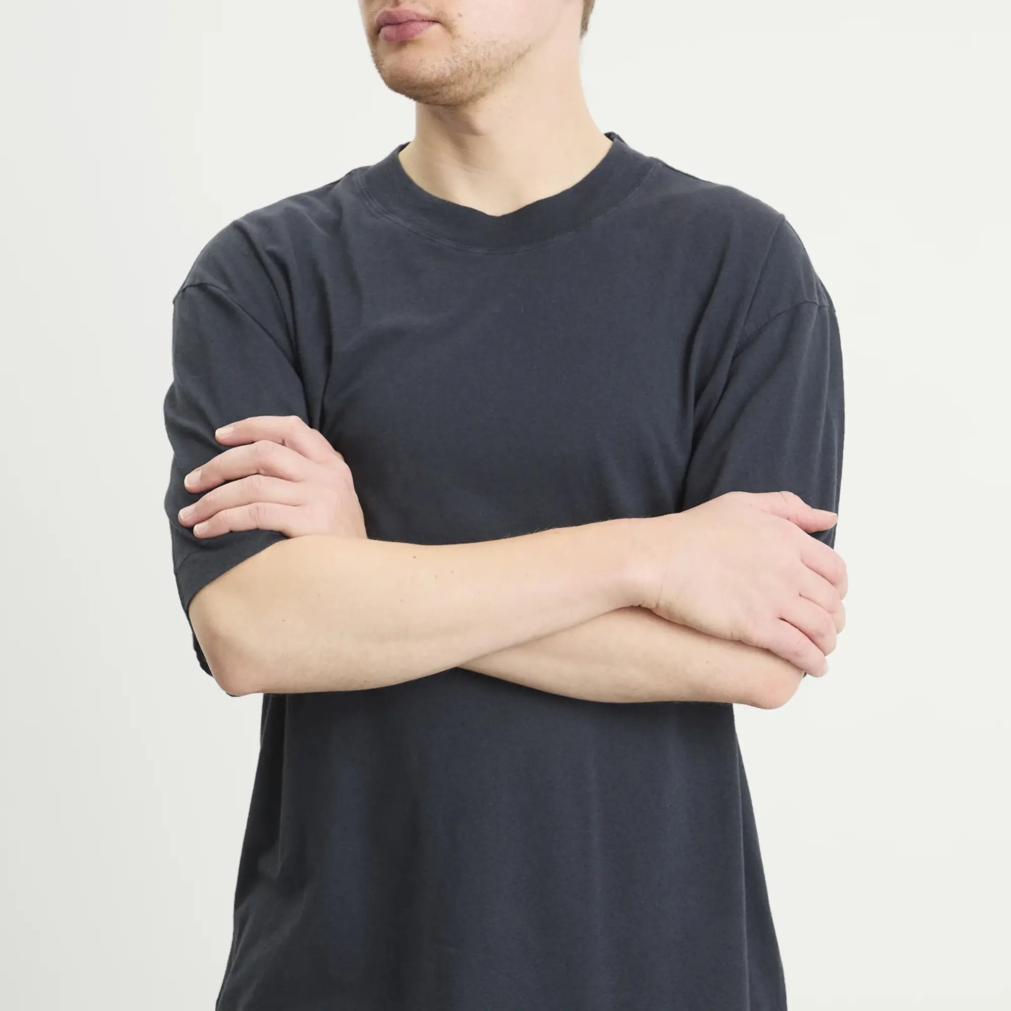 MHL by Margaret Howell Men's Simple T-Shirt Navy