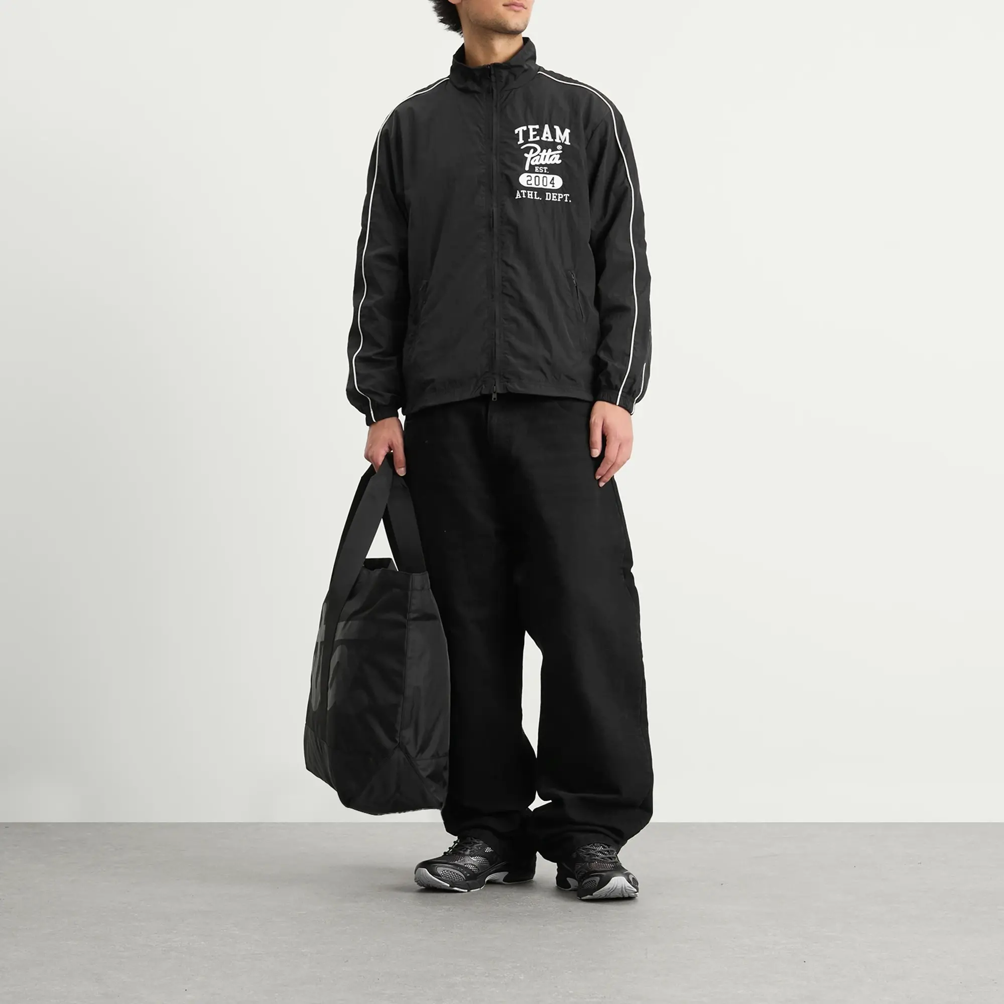 Patta Men's Oversized Tote Bag Black