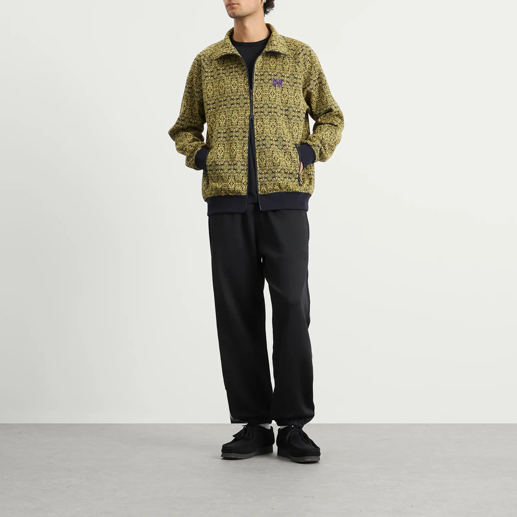 Needles Men's Poly Jacquard Track Jacket Arabesque