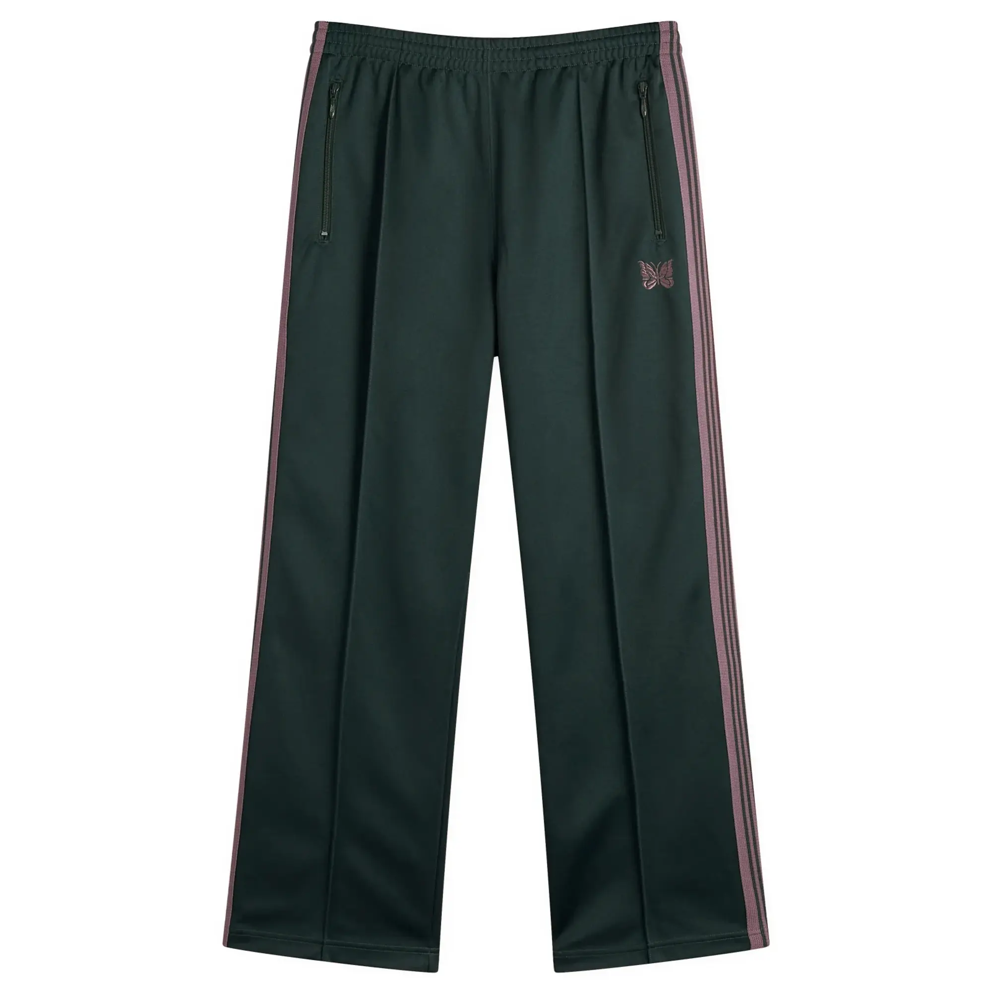 Needles Men's Poly Smooth Track Pants Green