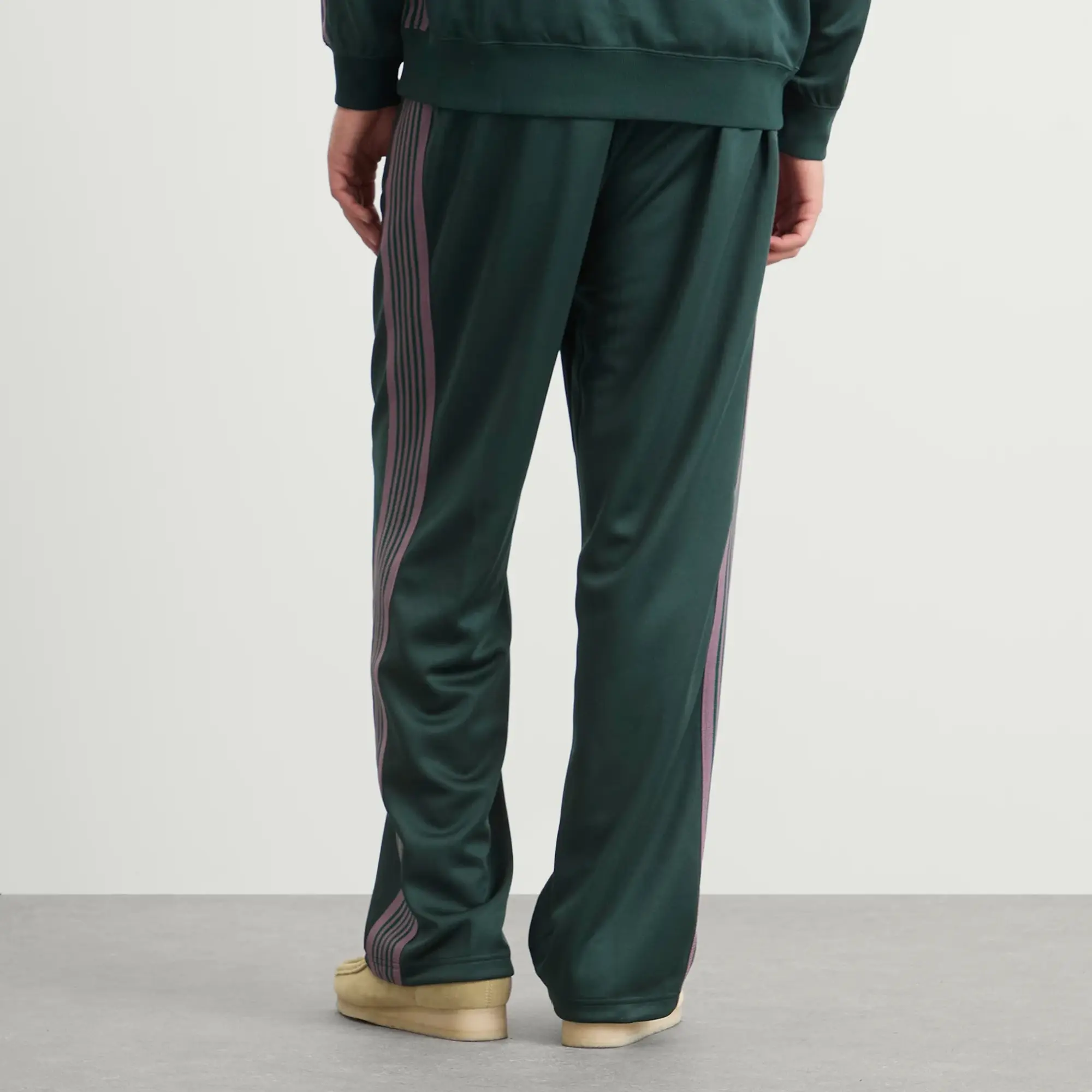 Needles Men's Poly Smooth Track Pants Green