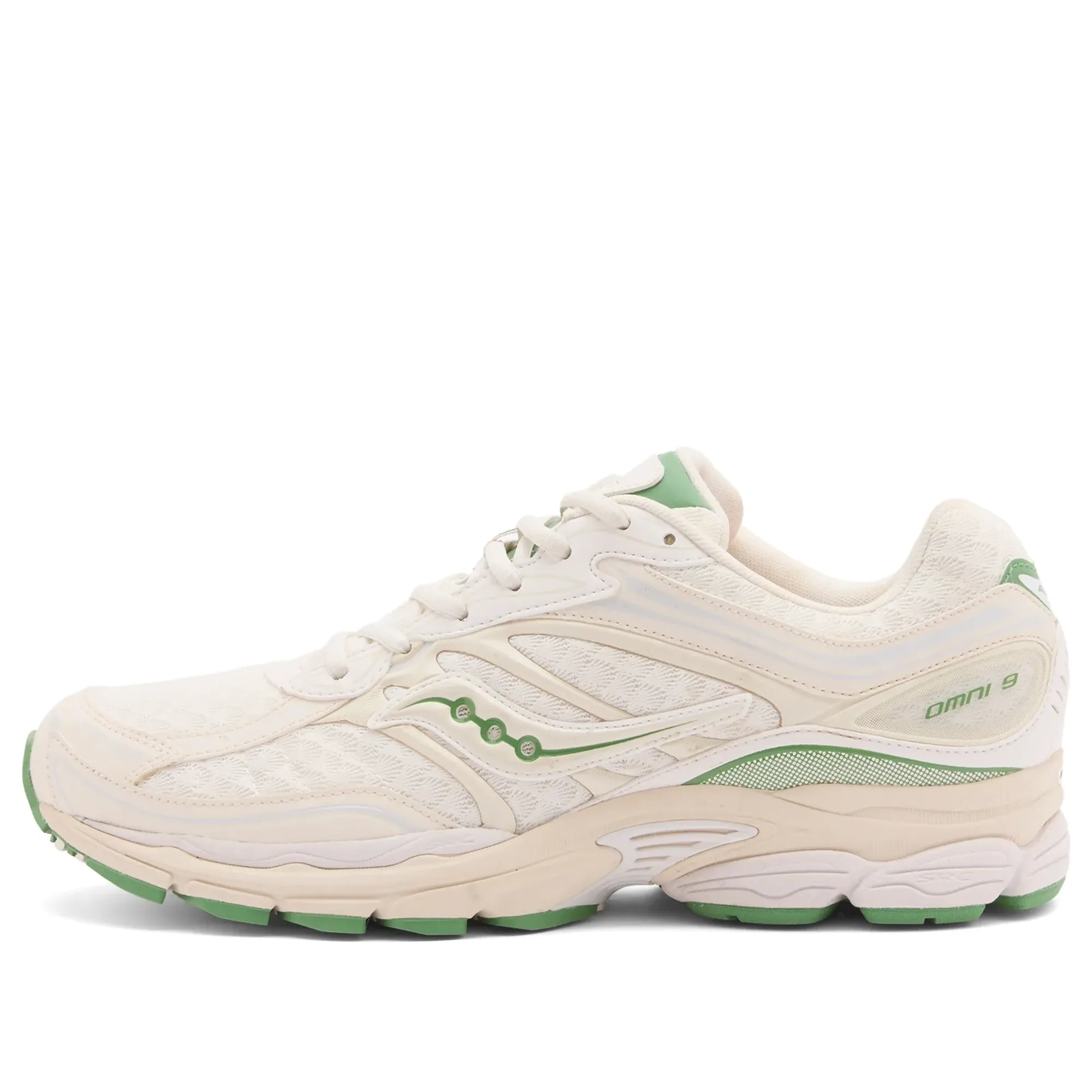 END X Saucony ProGrid Omni 9 in White