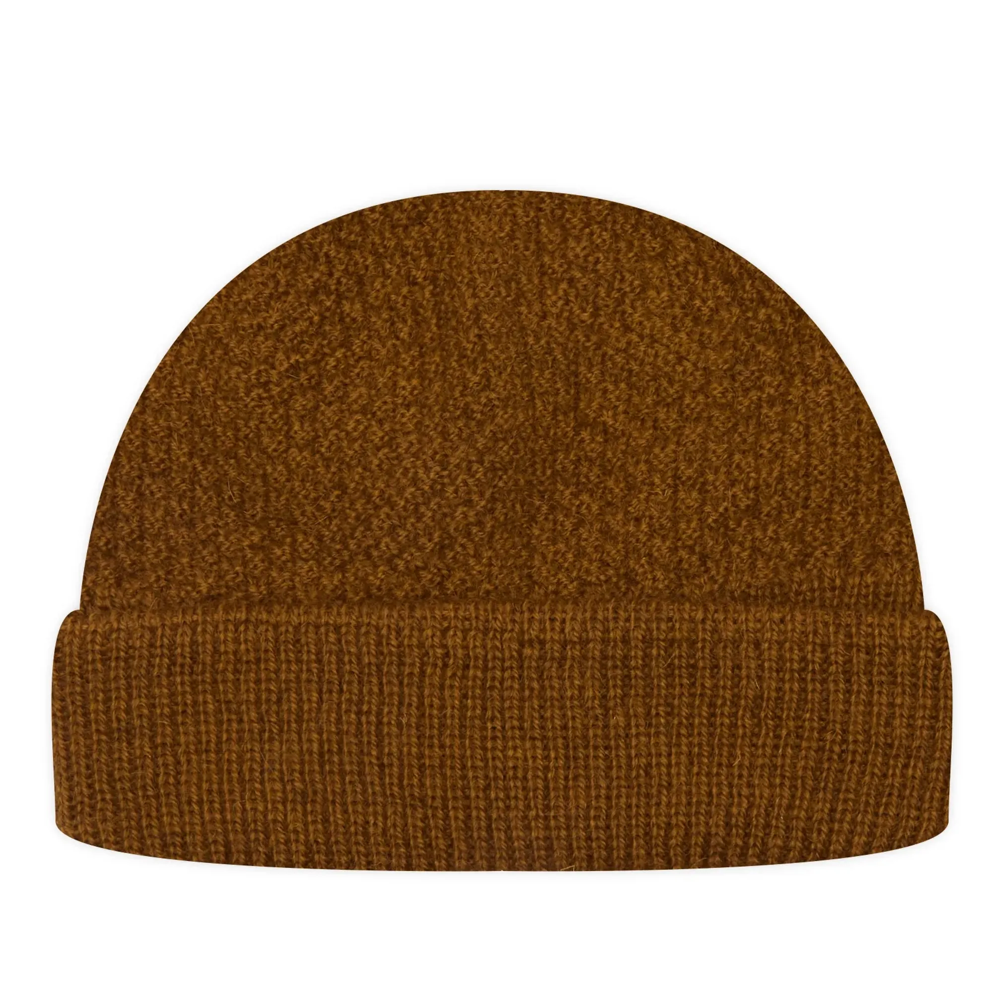 John Smedley Men's Sheratt British Wool Beanie Umber