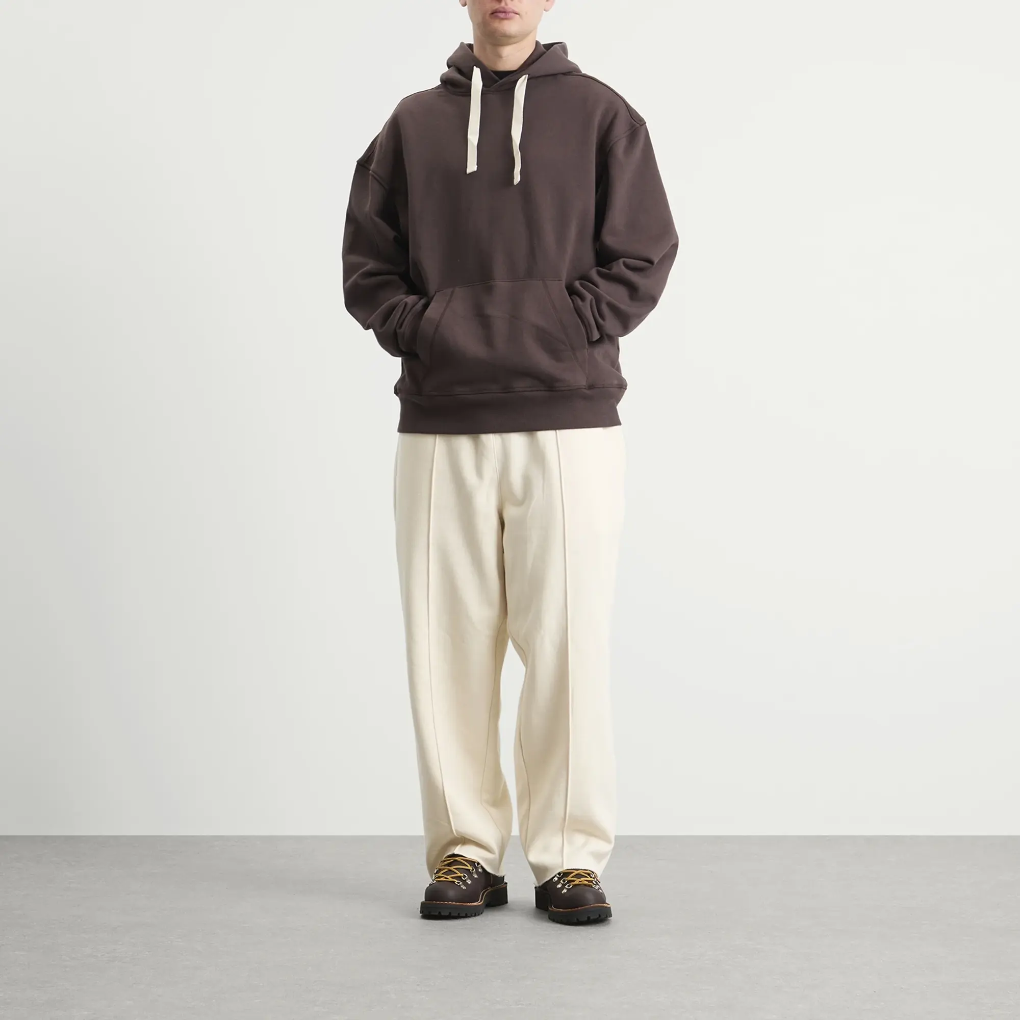 Merely Made Men's Nomadic Oversized Hoodie Brown