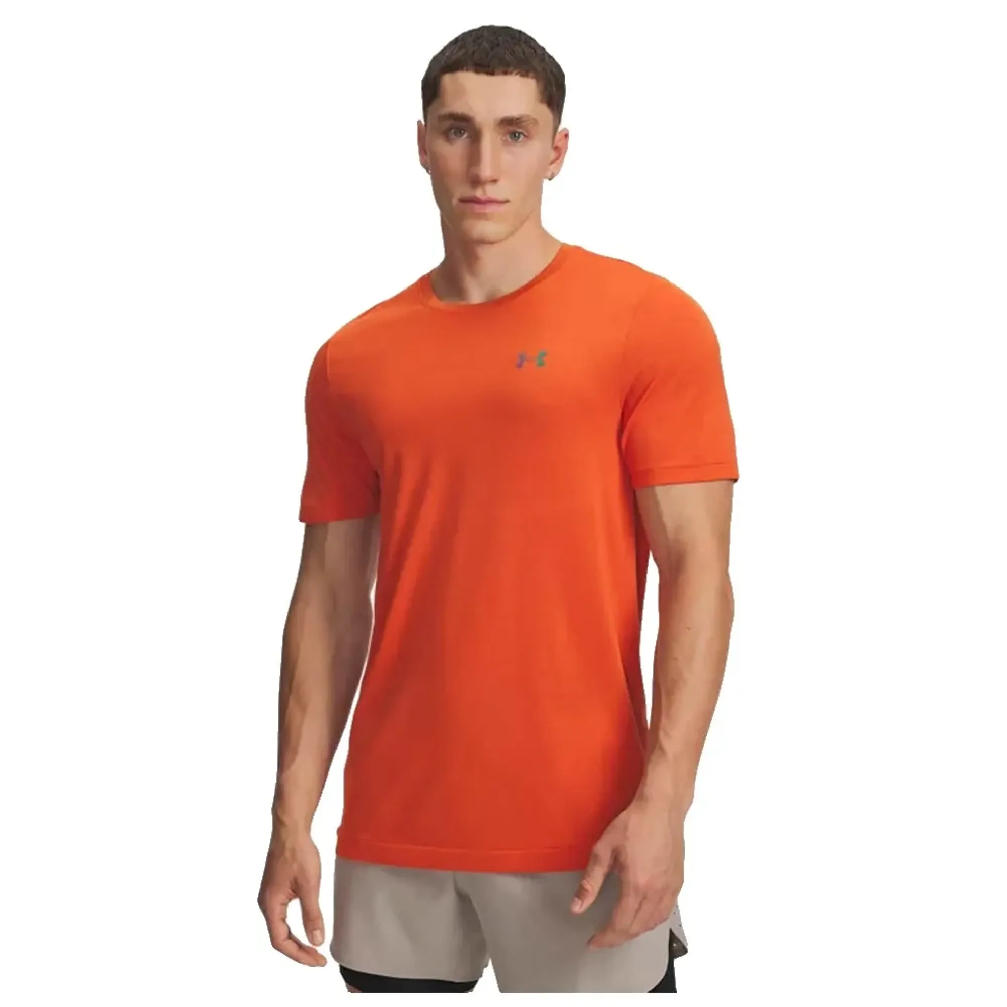Under Armour  Vanish Elite Seamless Men's Short Sleeve Orange Base / Iridescent L