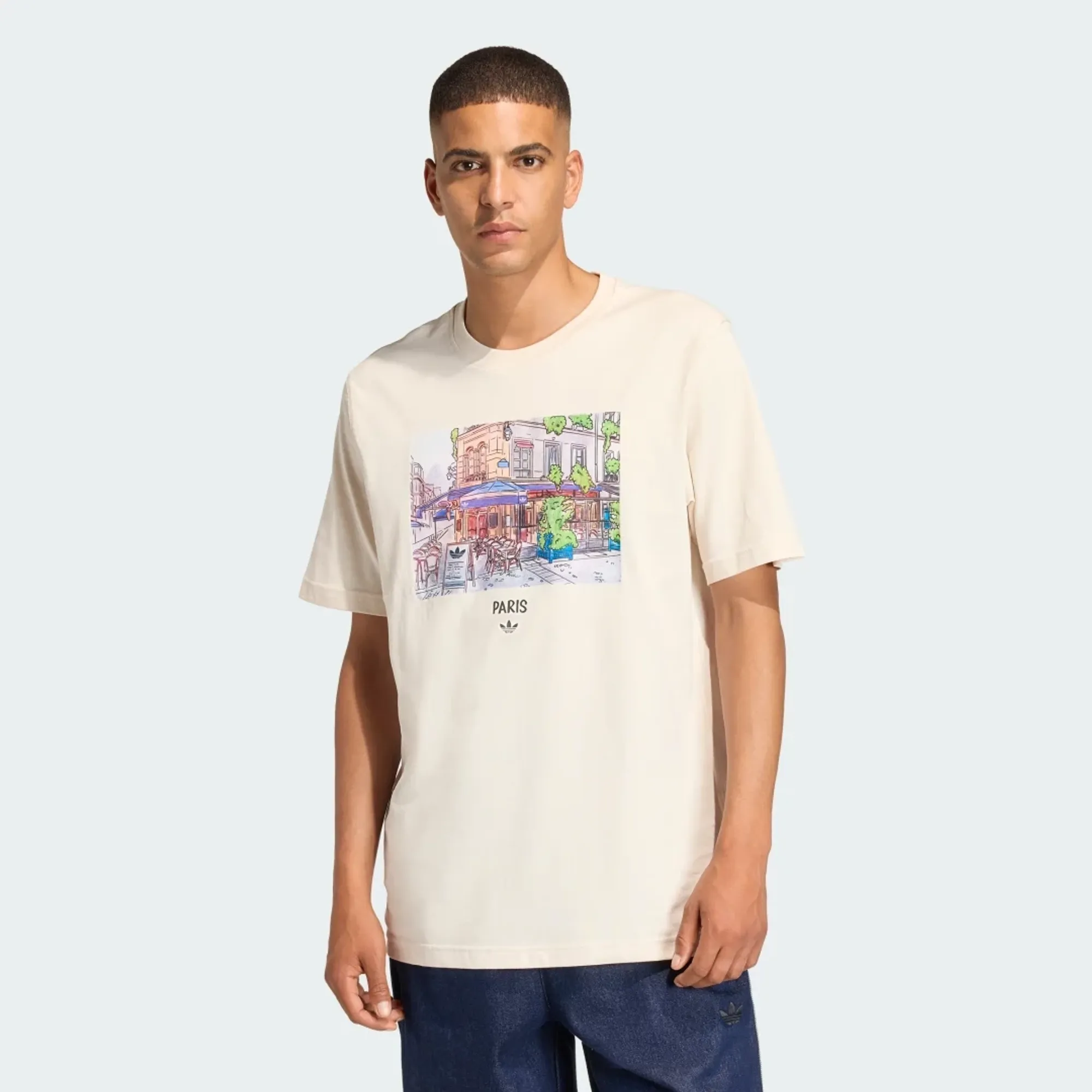 adidas PAINTING PARIS STREET VIEW GRAPHIC T-Shirt