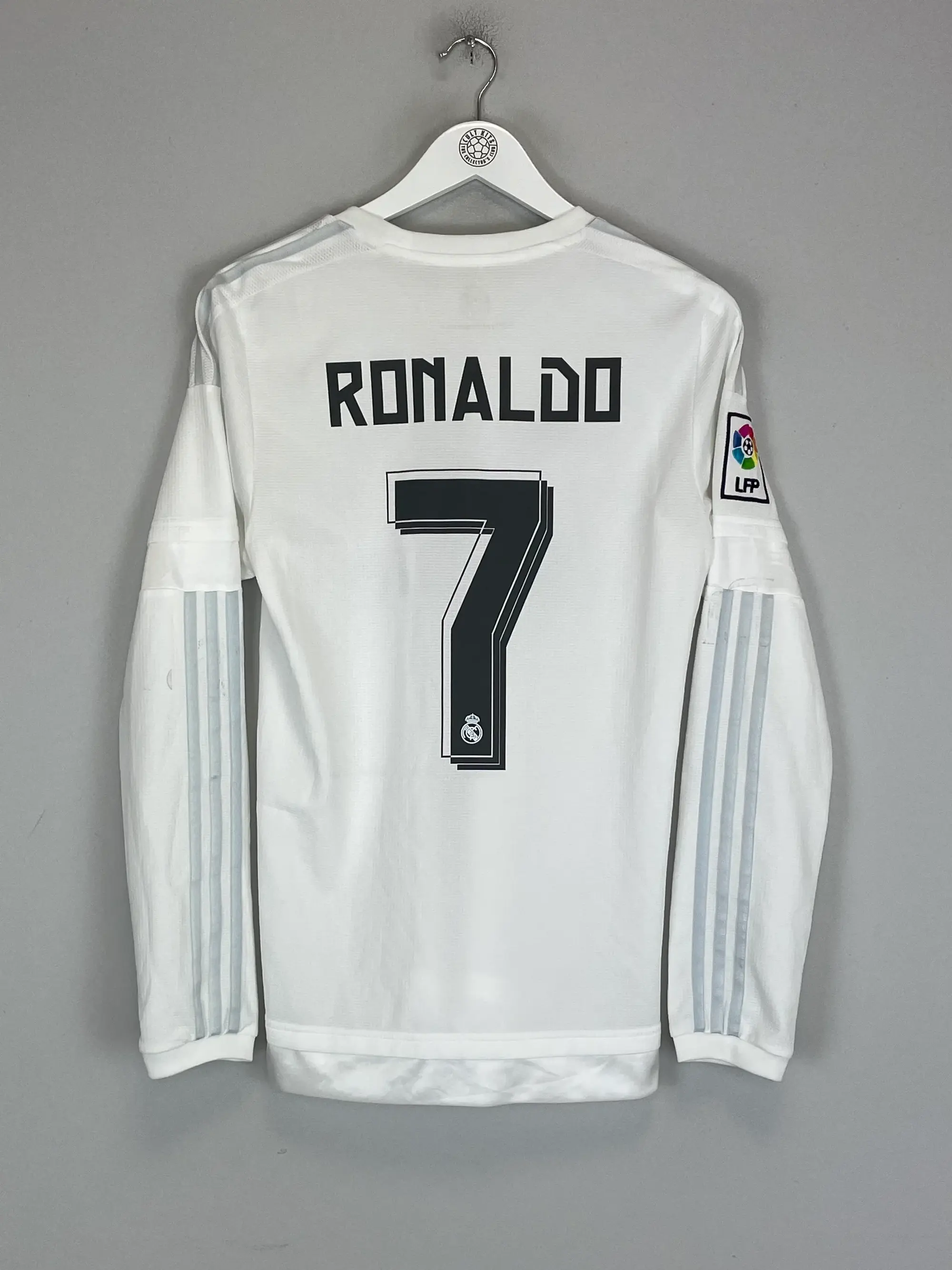 2015/16 REAL MADRID RONALDO #7 L/S HOME SHIRT (S) ADIDAS, Cult Kits