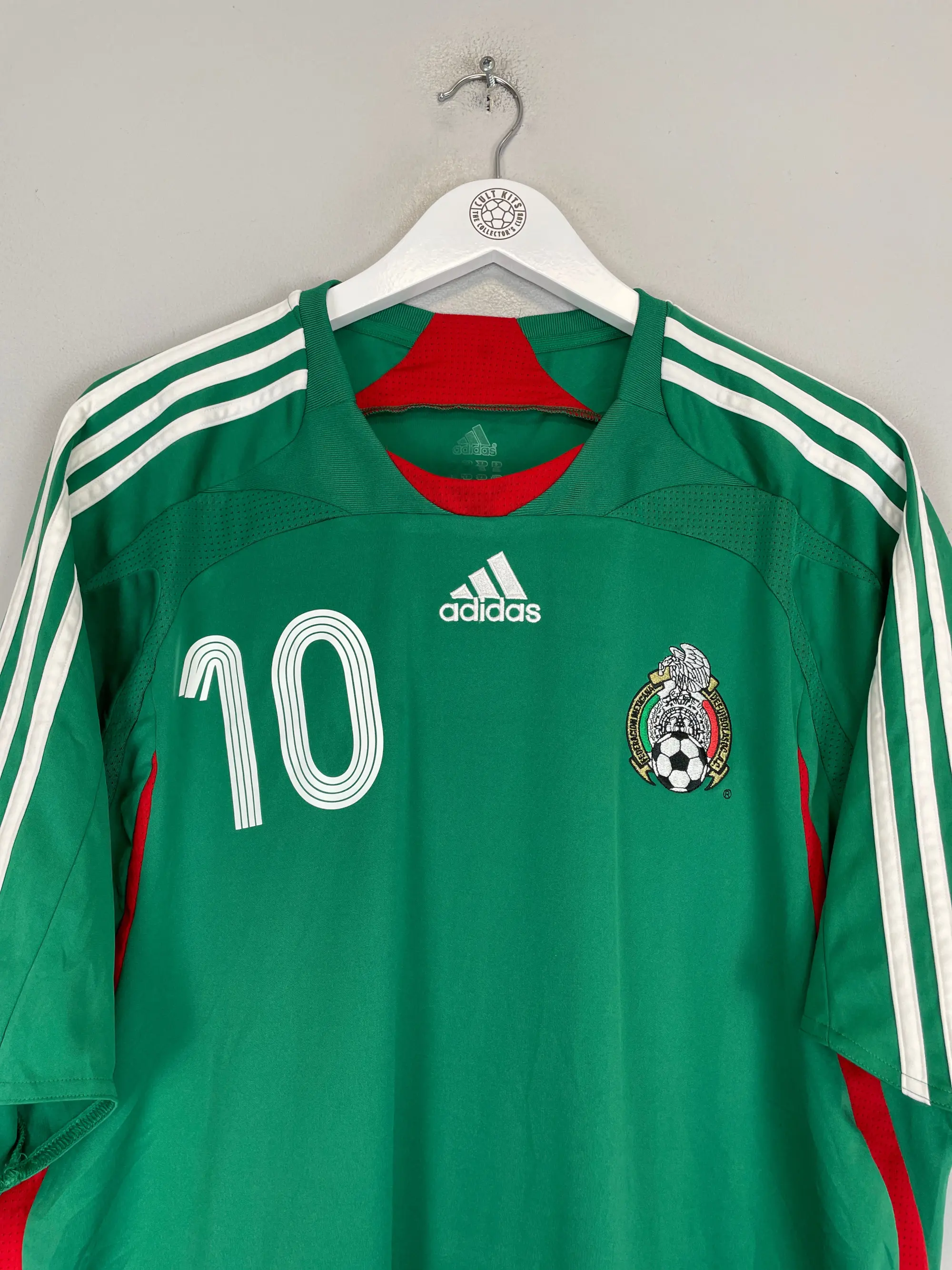 2007/08 MEXICO C.BLANCO #10 HOME SHIRT (XXL) ADIDAS, Cult Kits