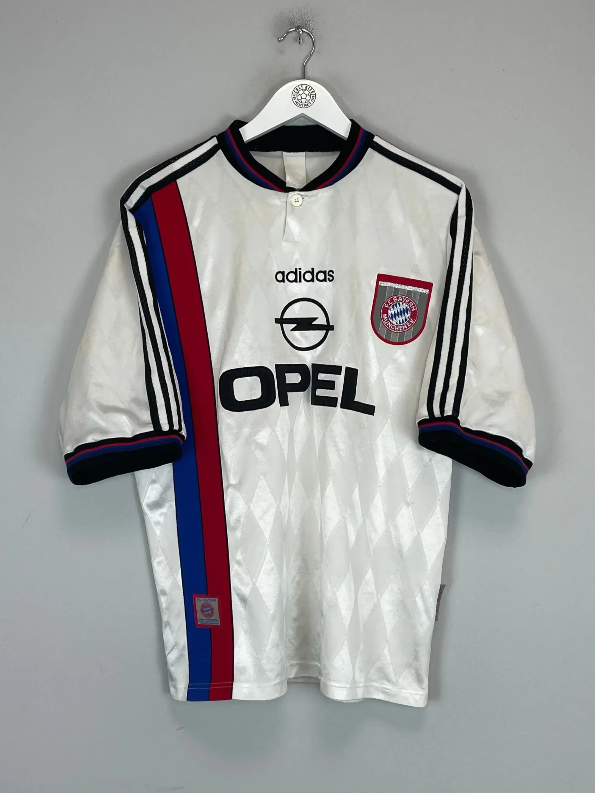 1995/97 BAYERN MUNICH AWAY SHIRT (L) ADIDAS, Cult Kits