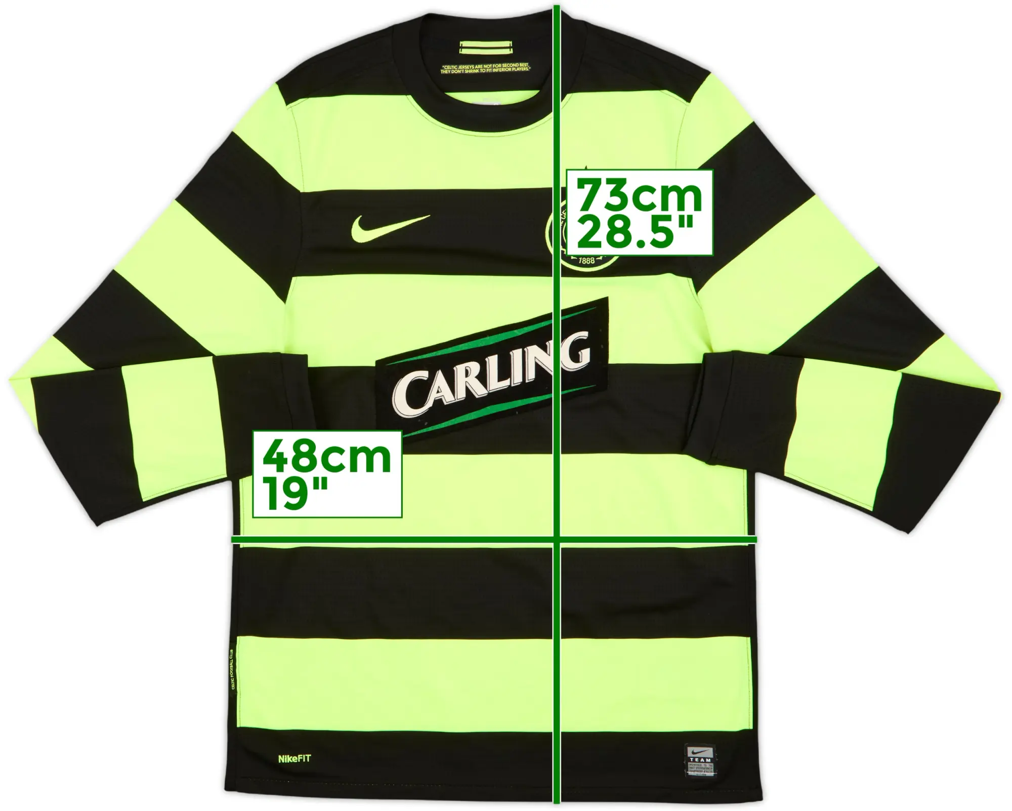 Nike Celtic Mens LS Away Shirt 2009/11