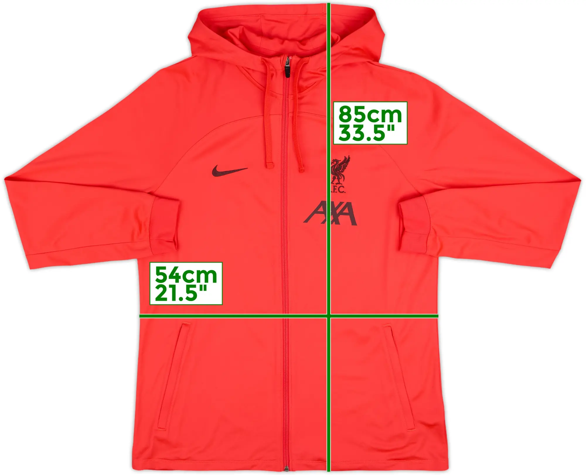 2022-23 Liverpool Nike Hooded Track Jacket - 8/10 - (L)
