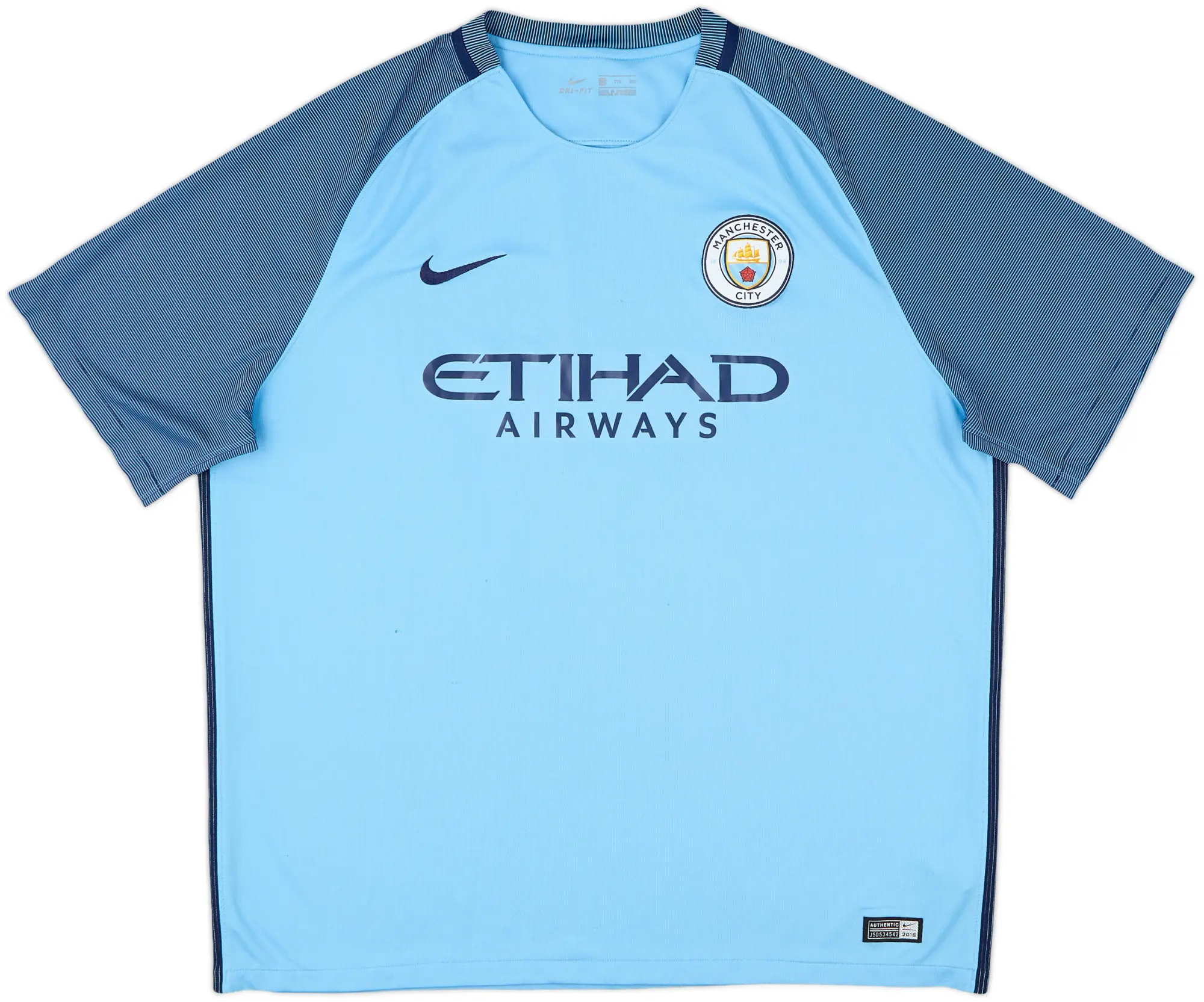 Nike Manchester City Mens SS Home Shirt 2016/17